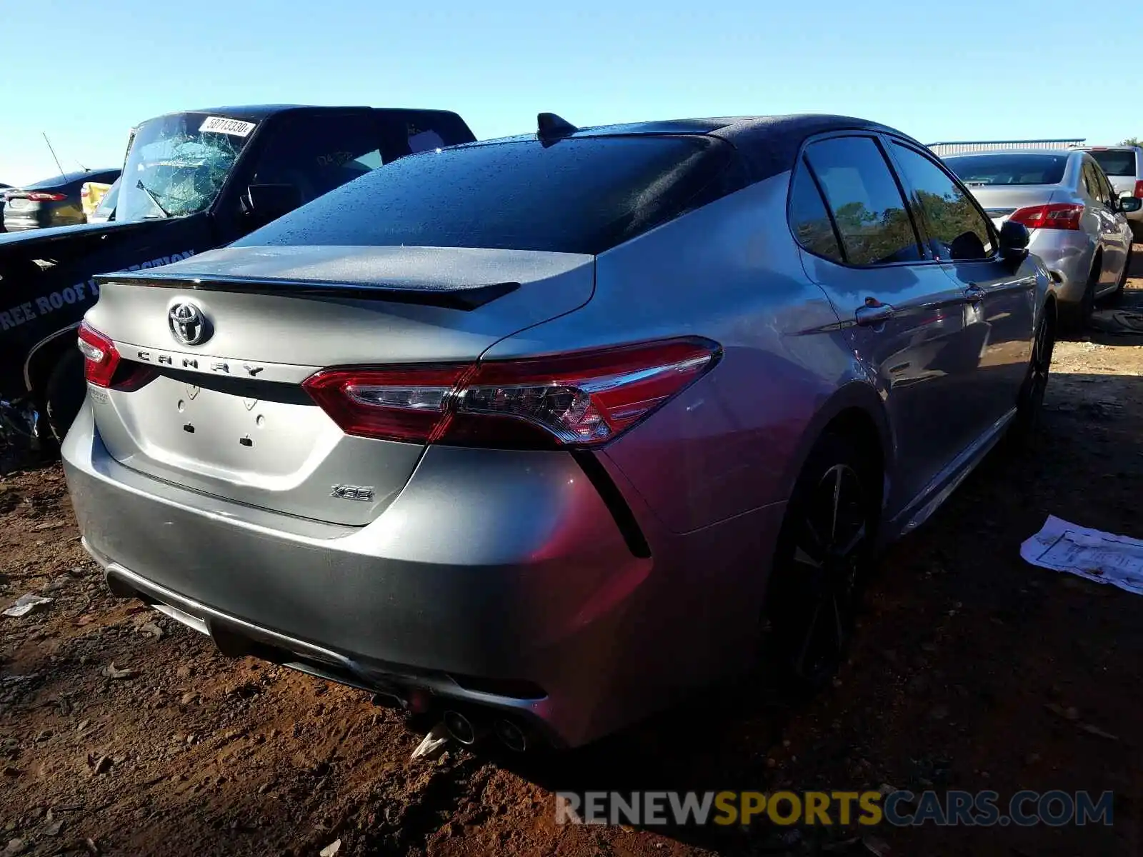 4 Photograph of a damaged car 4T1KZ1AK6LU046543 TOYOTA CAMRY 2020