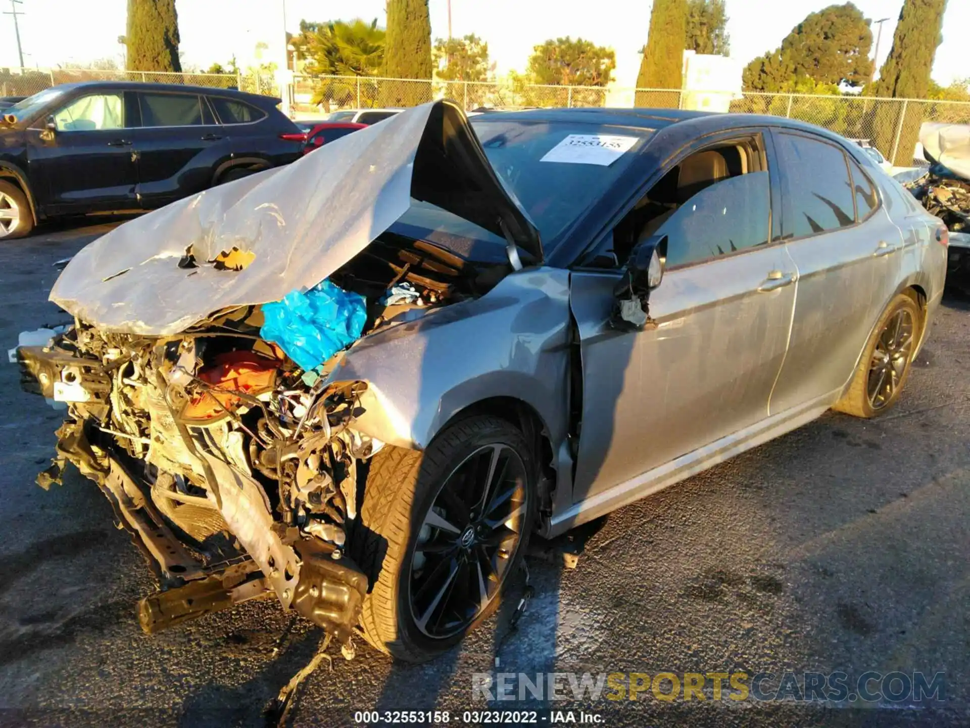 2 Photograph of a damaged car 4T1KZ1AK7LU034563 TOYOTA CAMRY 2020