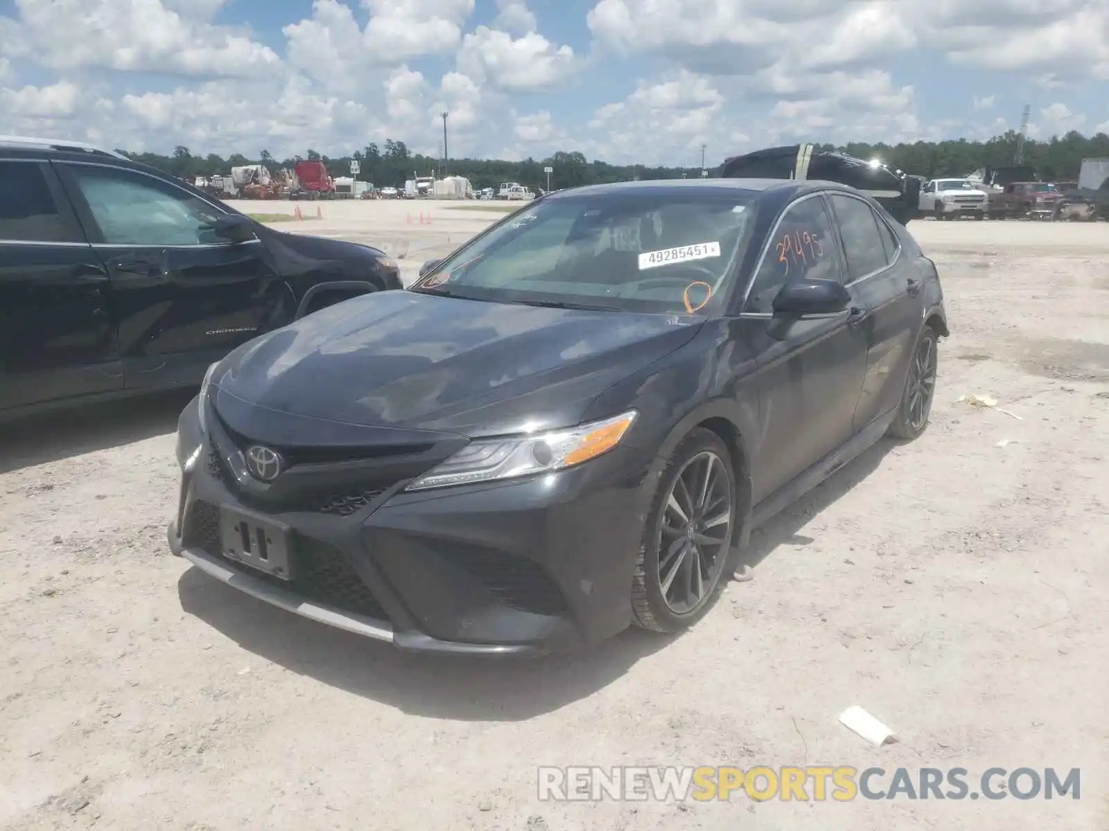 2 Photograph of a damaged car 4T1KZ1AK7LU037009 TOYOTA CAMRY 2020