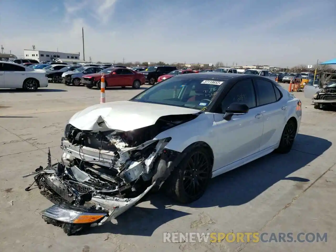 2 Photograph of a damaged car 4T1KZ1AK7LU040265 TOYOTA CAMRY 2020