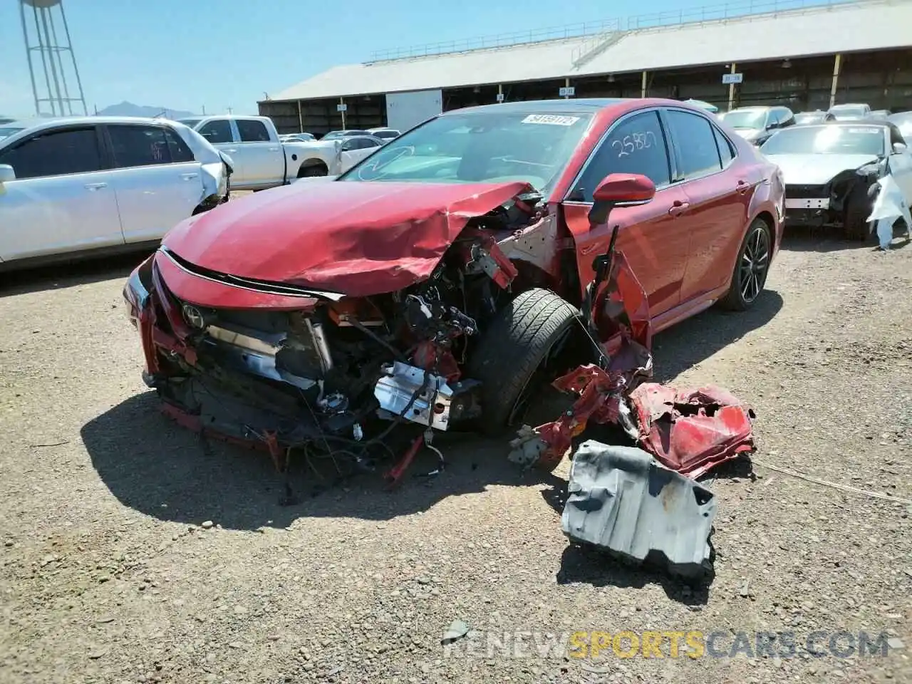 9 Photograph of a damaged car 4T1KZ1AK7LU041724 TOYOTA CAMRY 2020