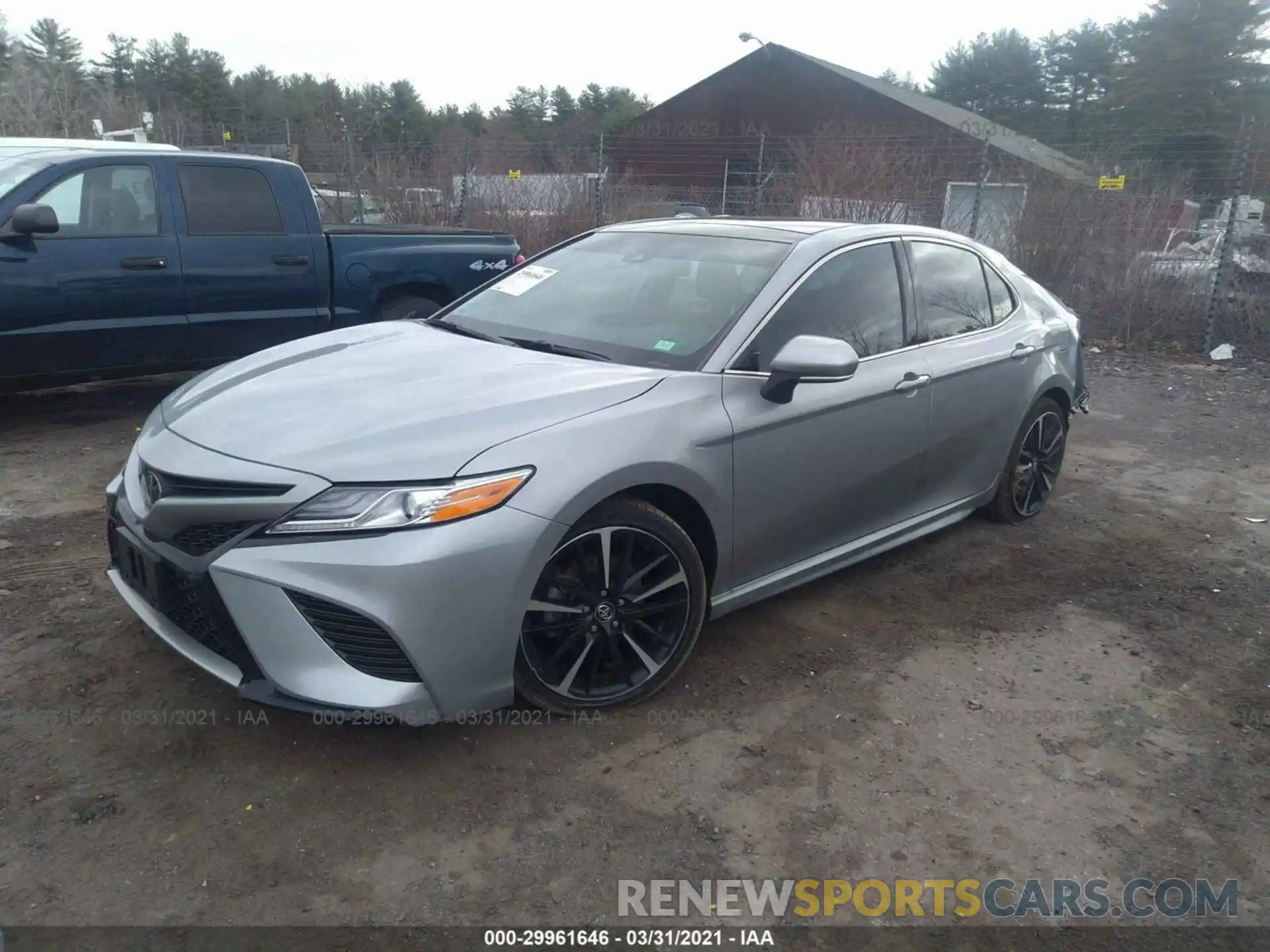 2 Photograph of a damaged car 4T1KZ1AK8LU033907 TOYOTA CAMRY 2020