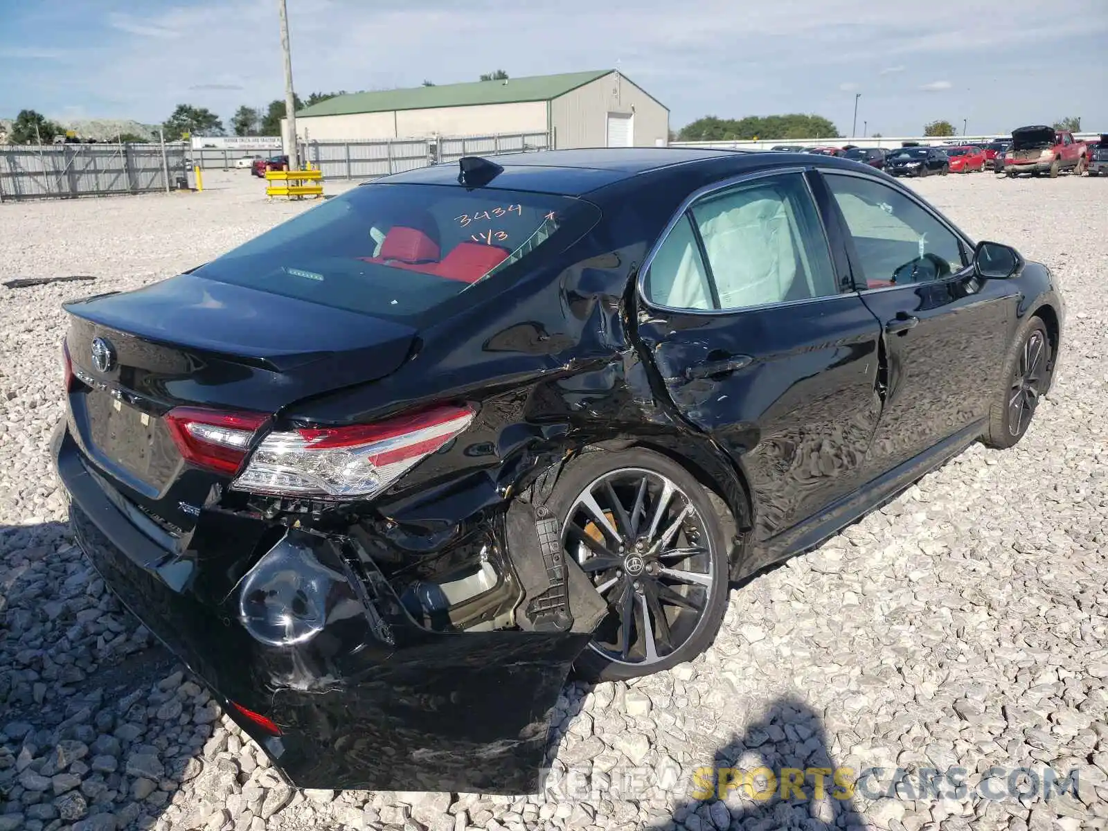 4 Photograph of a damaged car 4T1KZ1AK8LU043434 TOYOTA CAMRY 2020