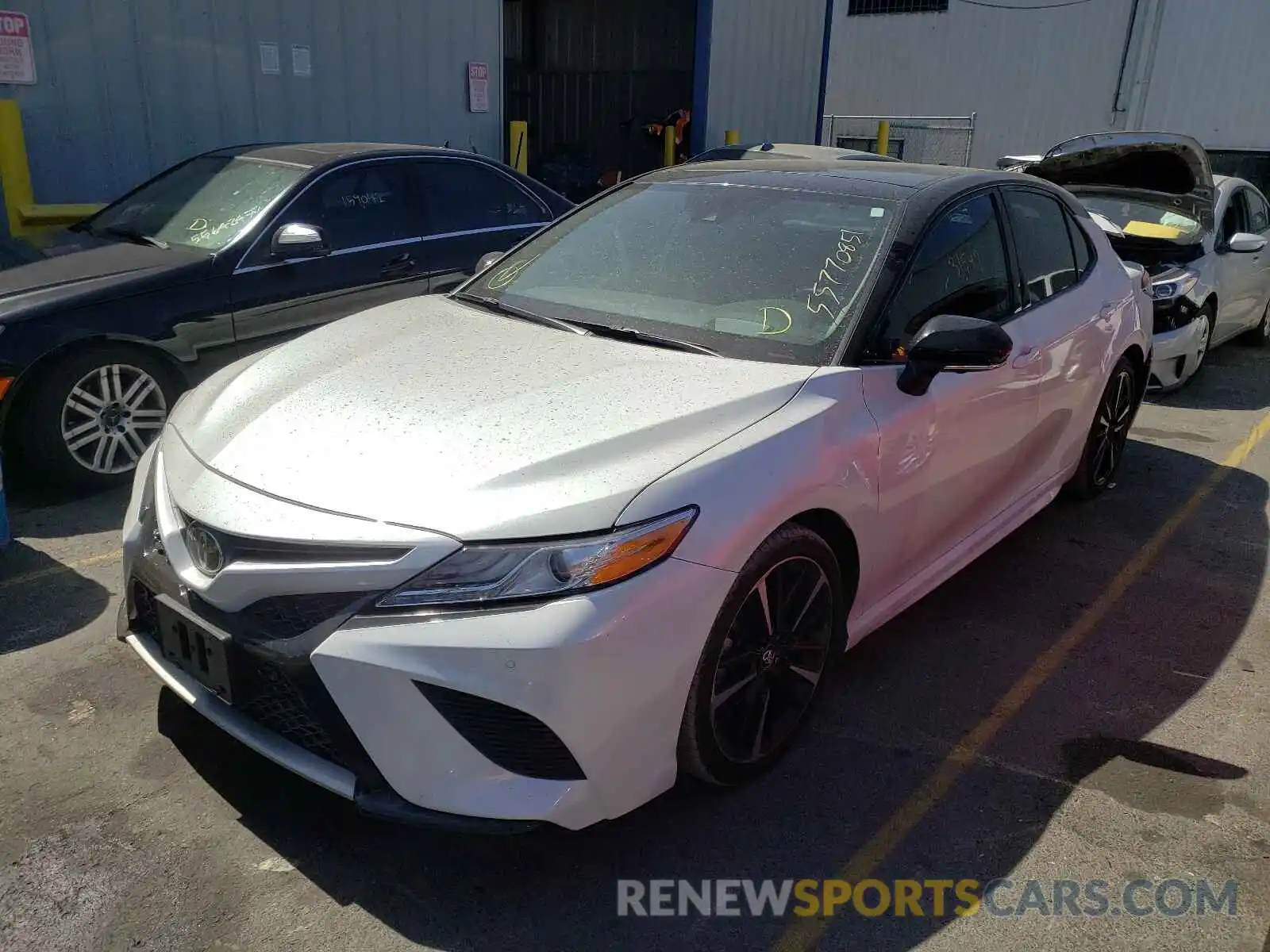 2 Photograph of a damaged car 4T1KZ1AK9LU034290 TOYOTA CAMRY 2020