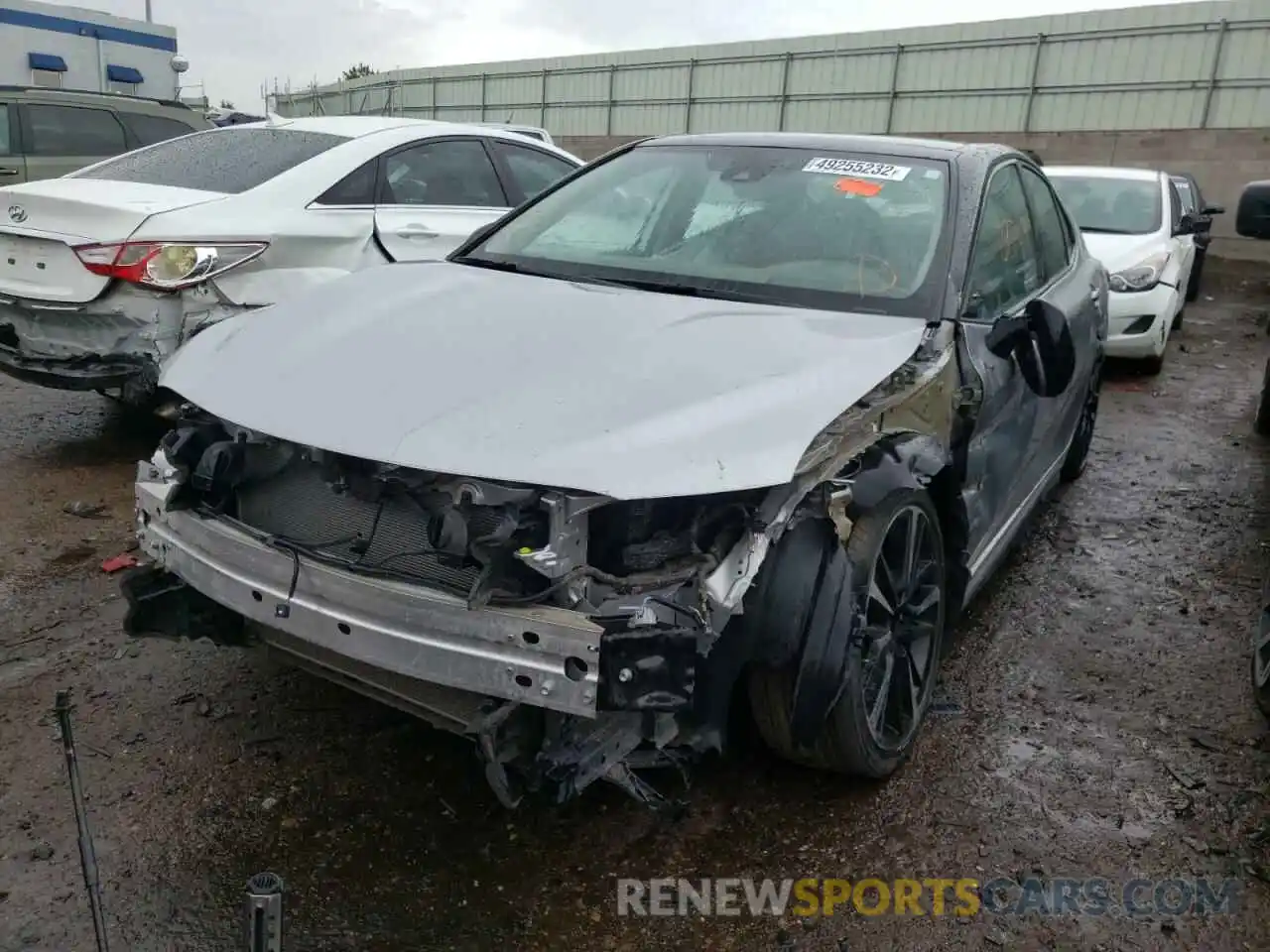 2 Photograph of a damaged car 4T1KZ1AK9LU035357 TOYOTA CAMRY 2020