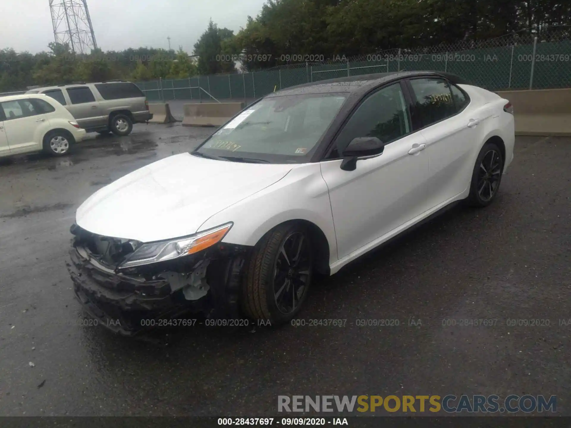 2 Photograph of a damaged car 4T1KZ1AK9LU042597 TOYOTA CAMRY 2020