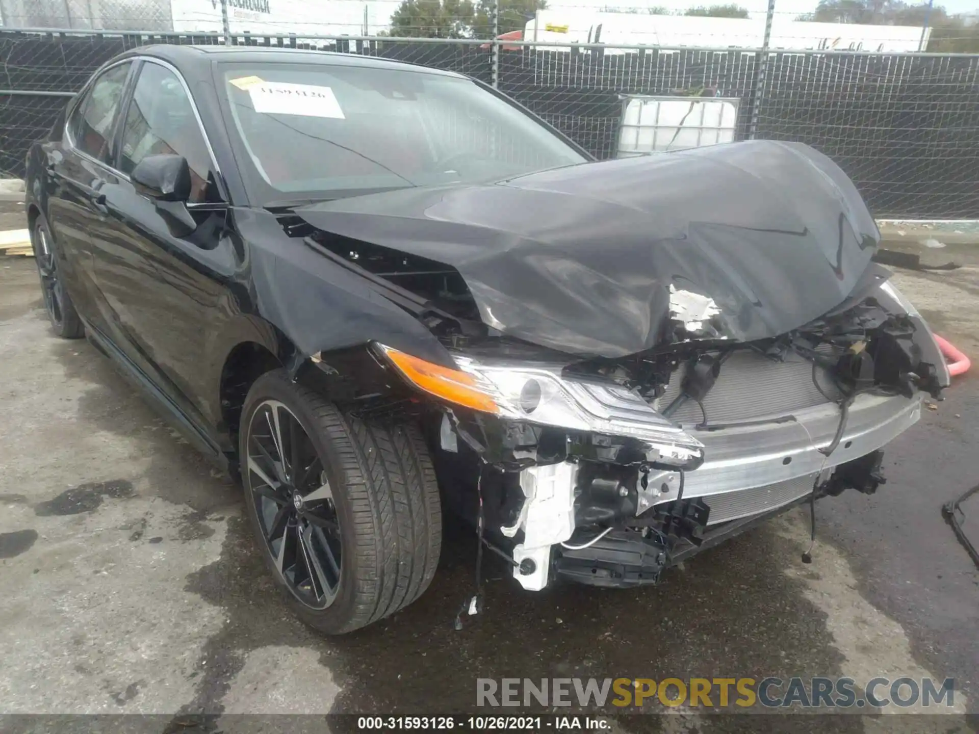 1 Photograph of a damaged car 4T1KZ1AKXLU039515 TOYOTA CAMRY 2020