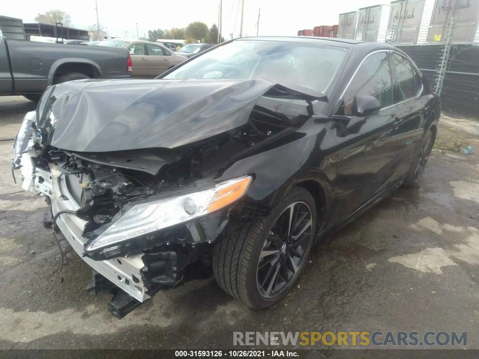 2 Photograph of a damaged car 4T1KZ1AKXLU039515 TOYOTA CAMRY 2020