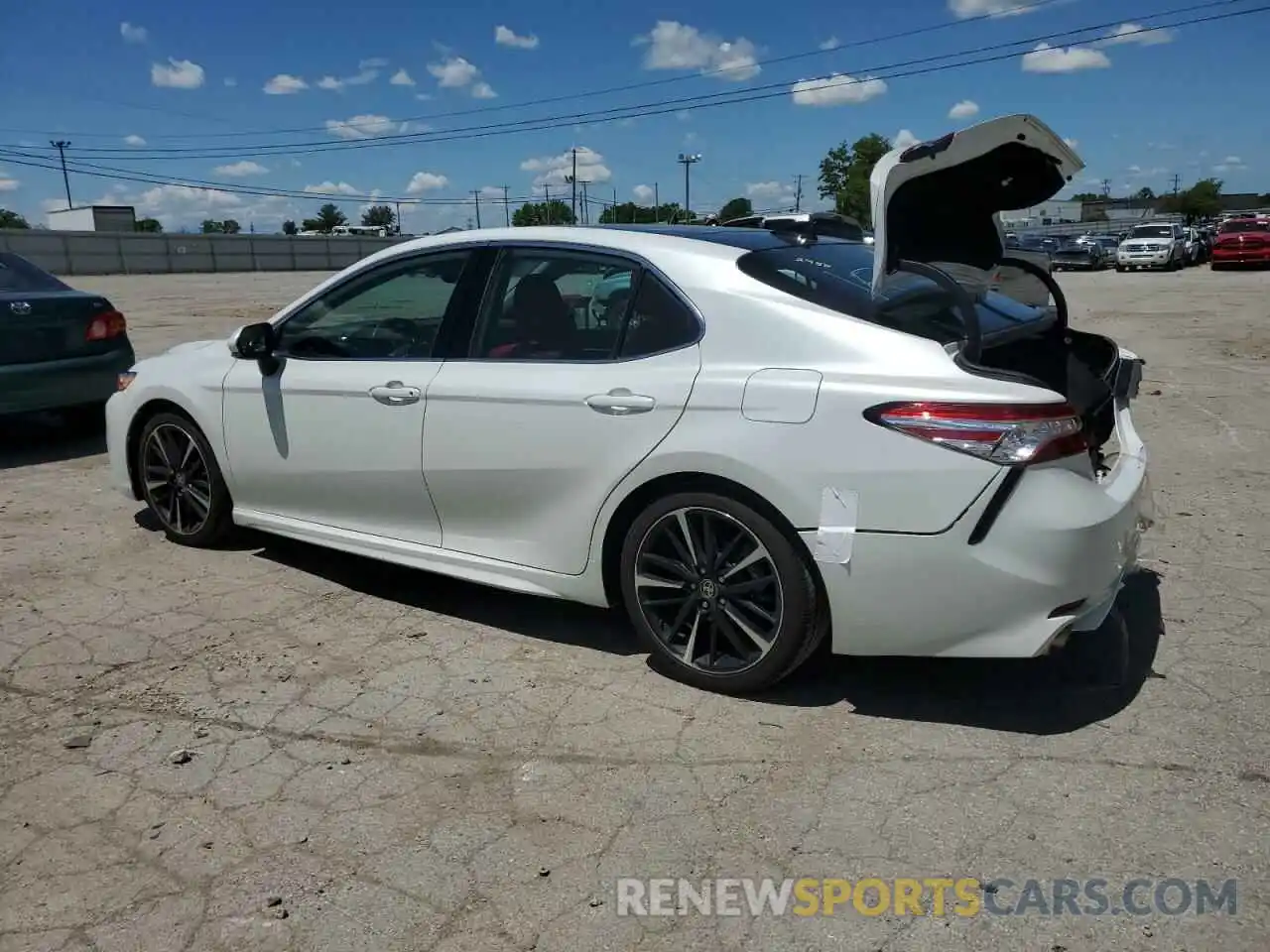 2 Photograph of a damaged car 4T1KZ1AKXLU043578 TOYOTA CAMRY 2020