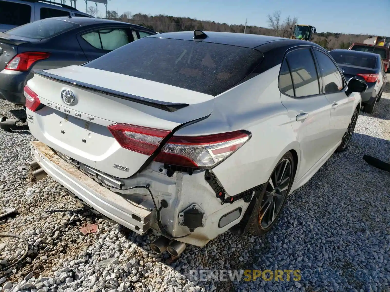 4 Photograph of a damaged car 4T1KZ1AKXLU044892 TOYOTA CAMRY 2020