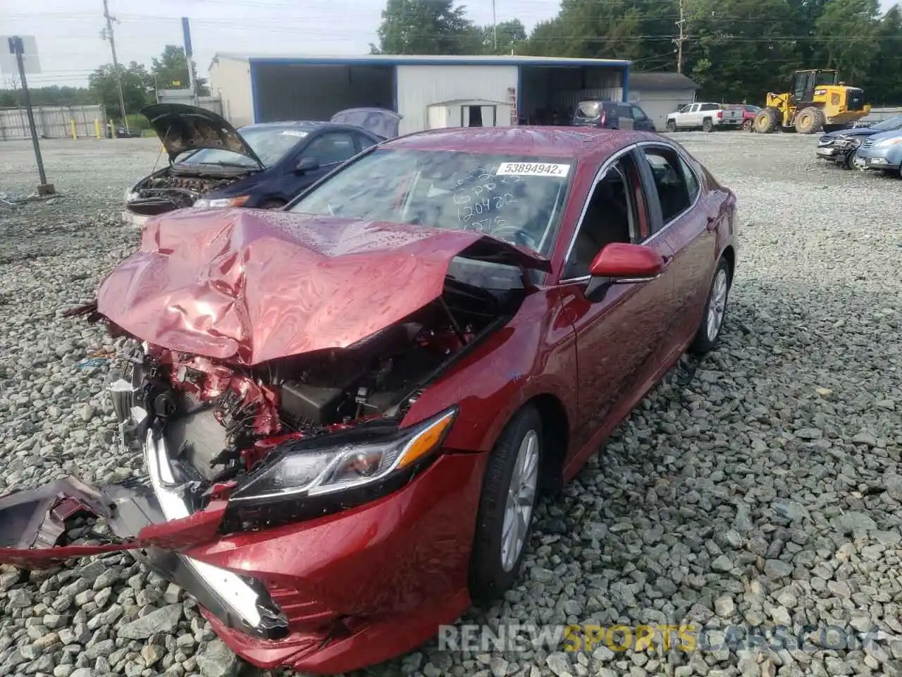 2 Photograph of a damaged car 4T1L11AK0LU316278 TOYOTA CAMRY 2020