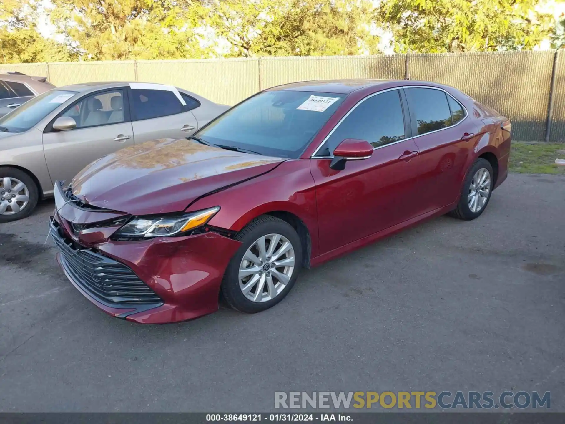 2 Photograph of a damaged car 4T1L11AK0LU967460 TOYOTA CAMRY 2020