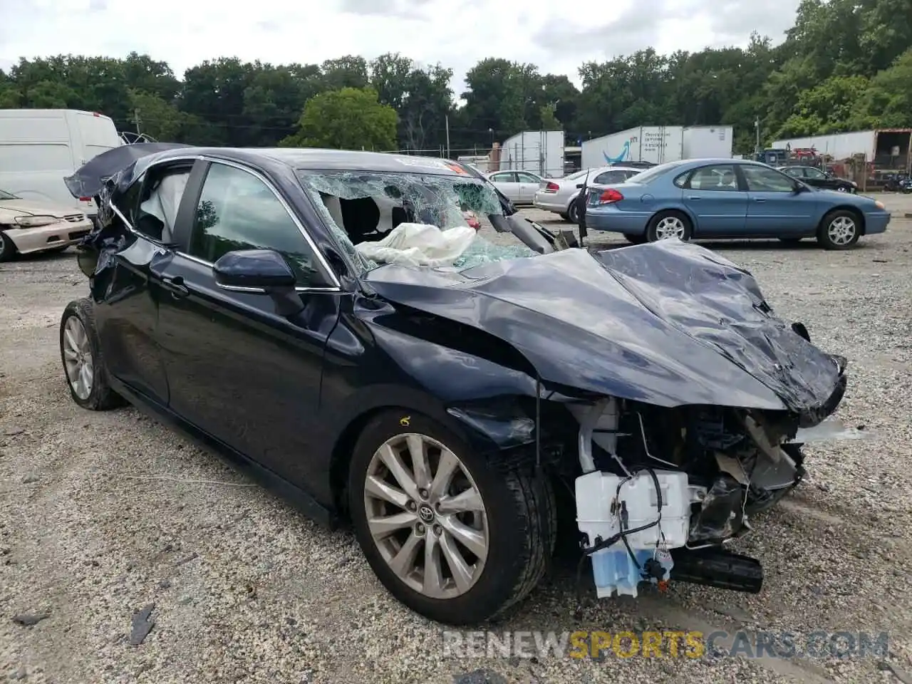 1 Photograph of a damaged car 4T1L11AK1LU887293 TOYOTA CAMRY 2020