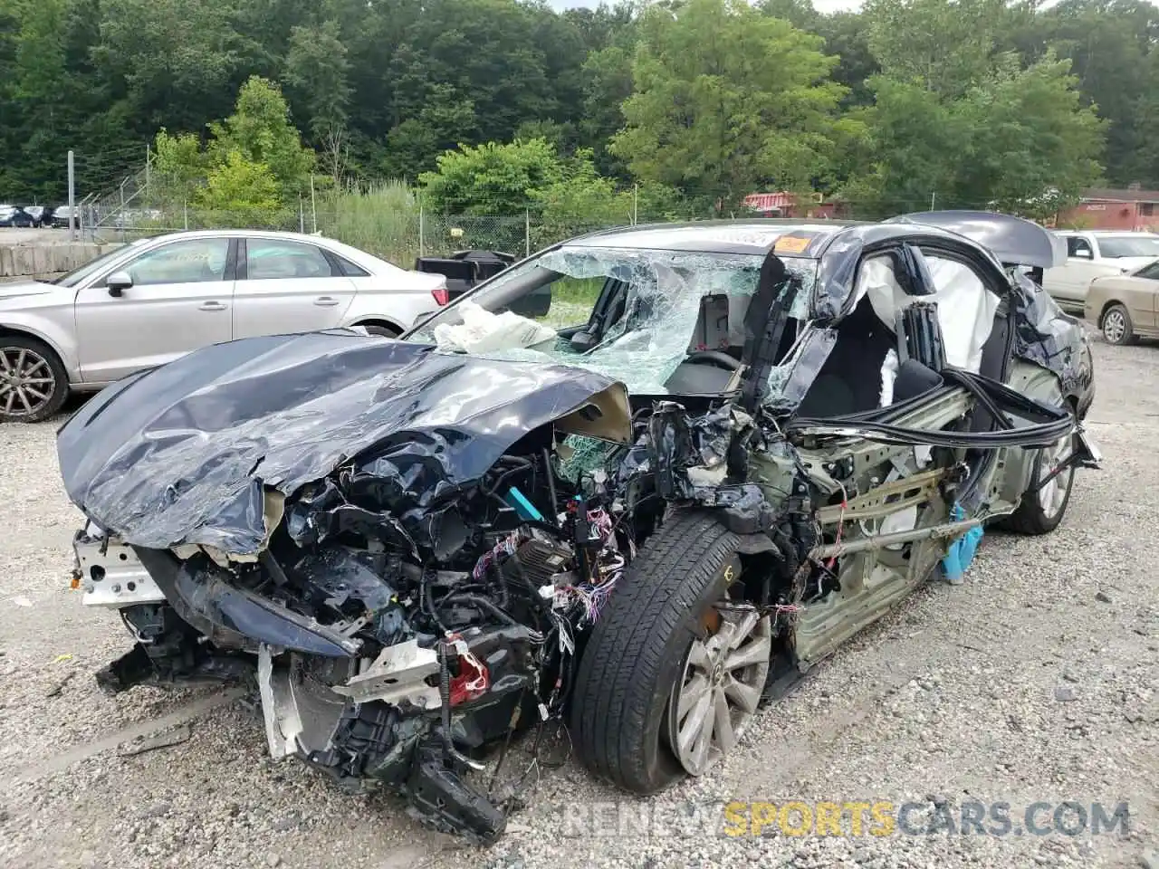 2 Photograph of a damaged car 4T1L11AK1LU887293 TOYOTA CAMRY 2020