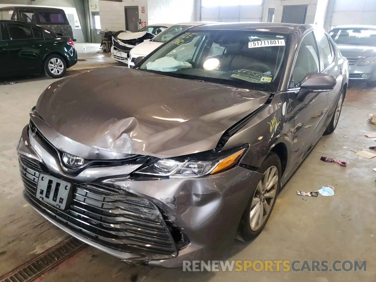 2 Photograph of a damaged car 4T1L11AK1LU889674 TOYOTA CAMRY 2020