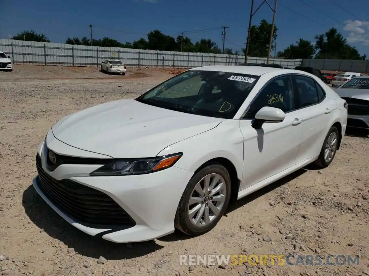 2 Photograph of a damaged car 4T1L11AK2LU874374 TOYOTA CAMRY 2020