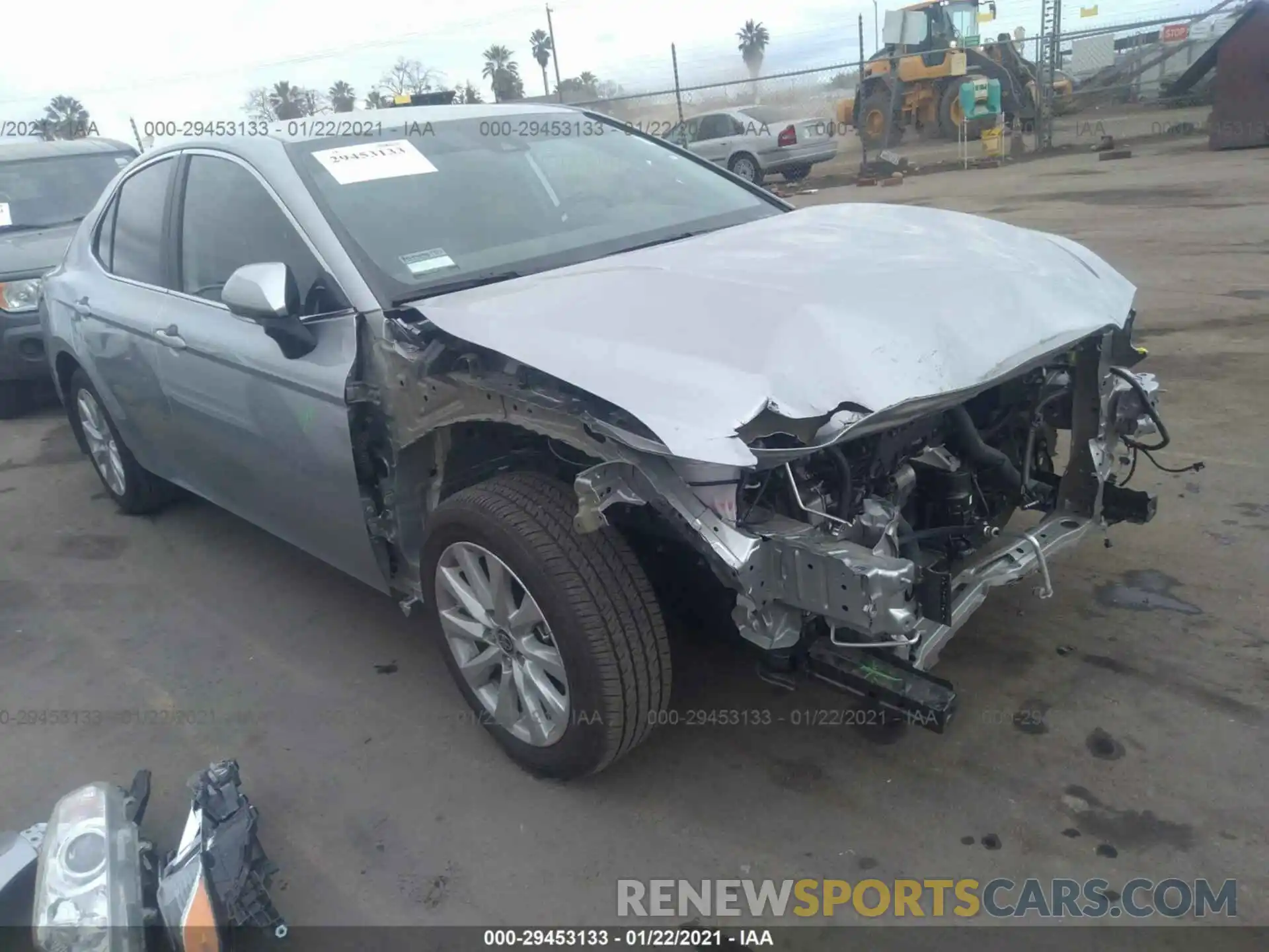 1 Photograph of a damaged car 4T1L11AK2LU967377 TOYOTA CAMRY 2020