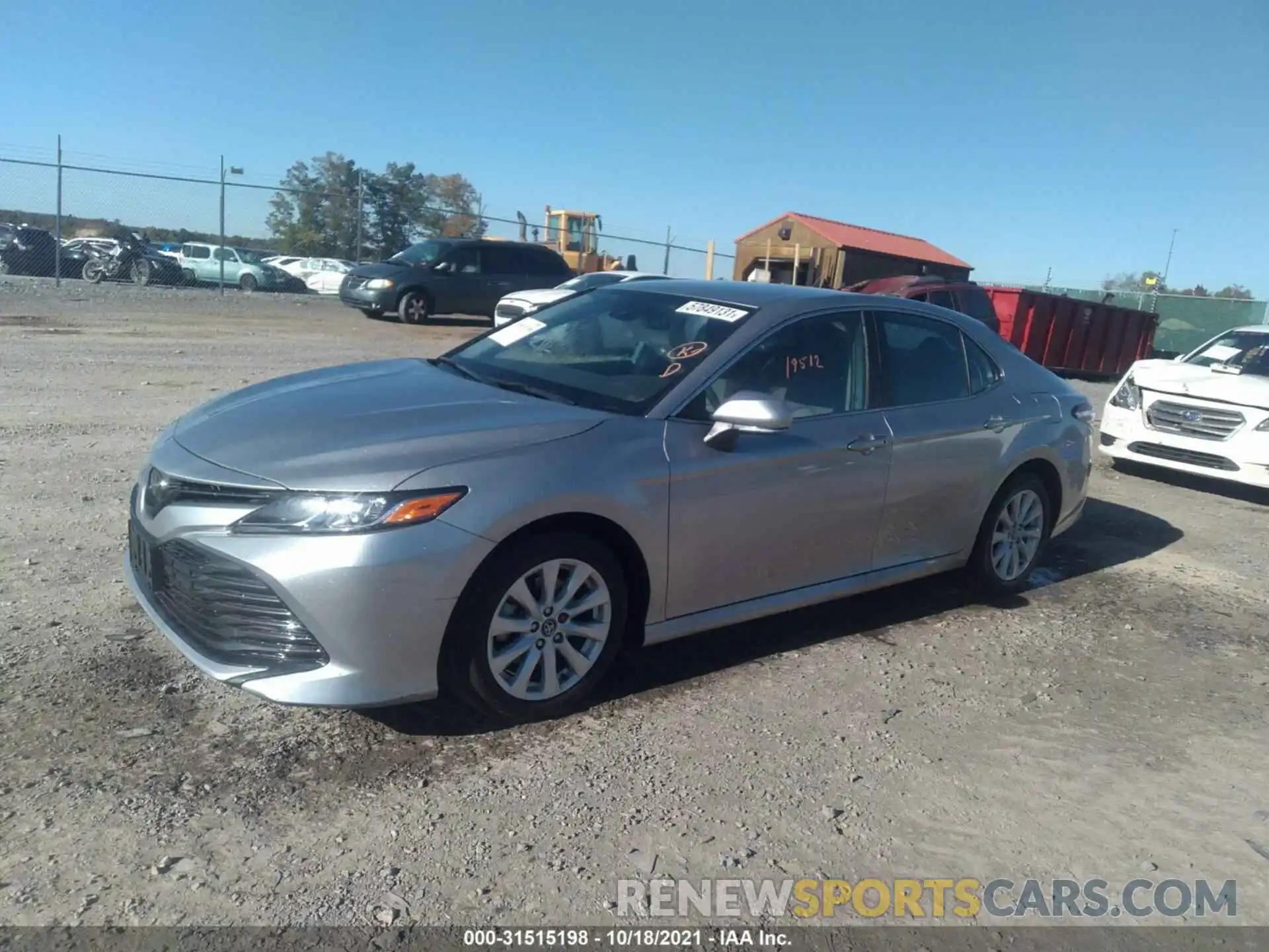 2 Photograph of a damaged car 4T1L11AK3LU870592 TOYOTA CAMRY 2020