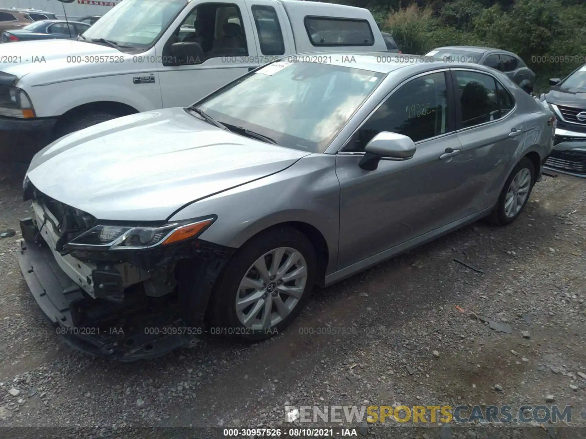 2 Photograph of a damaged car 4T1L11AK4L4921727 TOYOTA CAMRY 2020