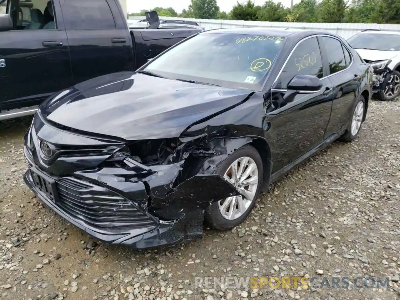 2 Photograph of a damaged car 4T1L11AK4LU864994 TOYOTA CAMRY 2020