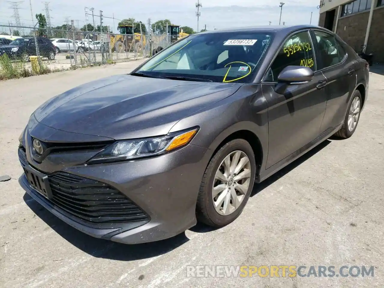 2 Photograph of a damaged car 4T1L11AK6LU389915 TOYOTA CAMRY 2020