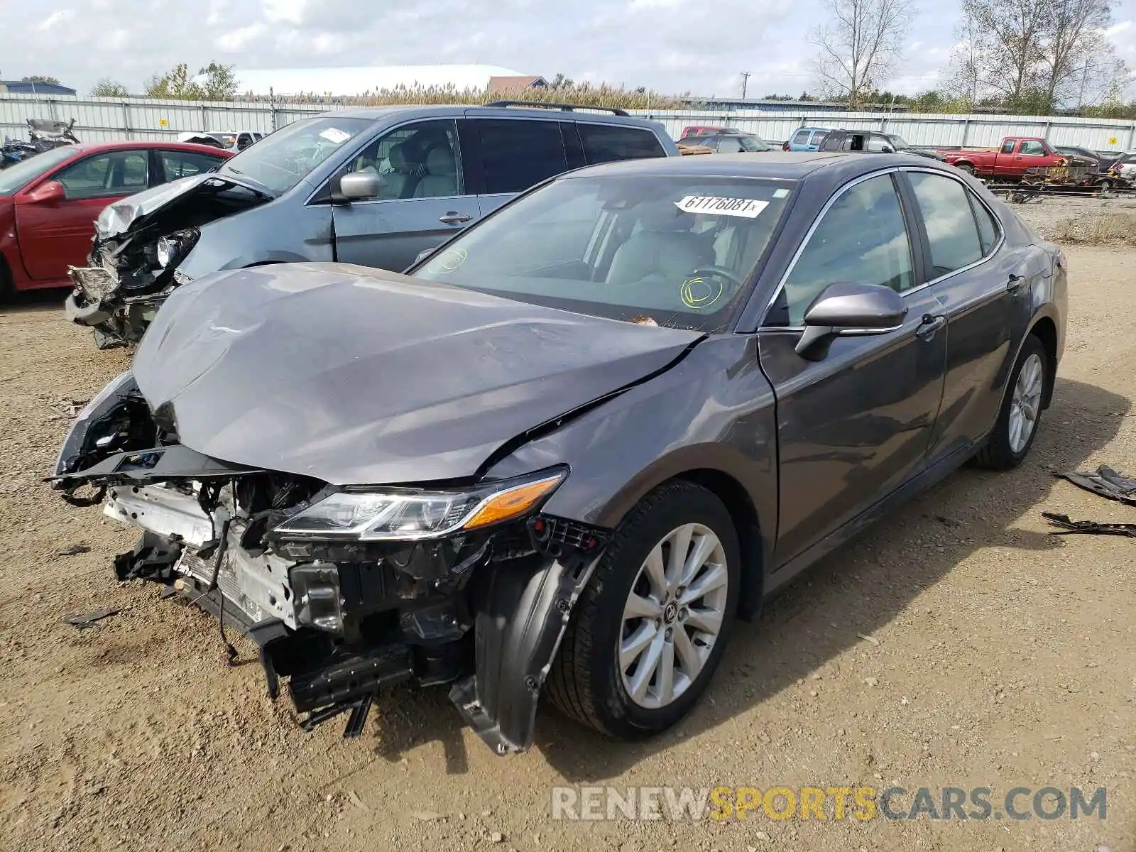 2 Photograph of a damaged car 4T1L11AK6LU856993 TOYOTA CAMRY 2020