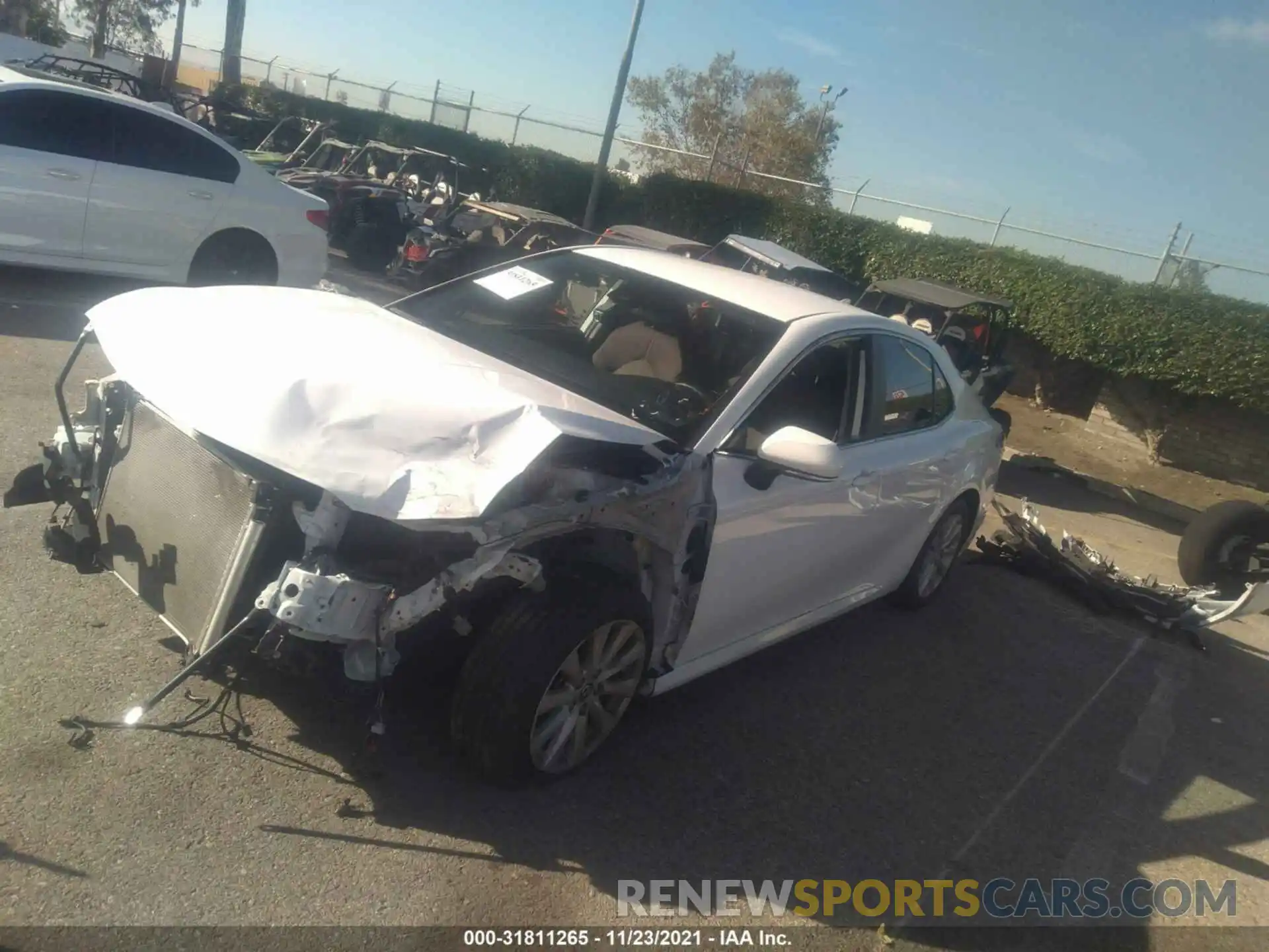 2 Photograph of a damaged car 4T1L11AK6LU924712 TOYOTA CAMRY 2020