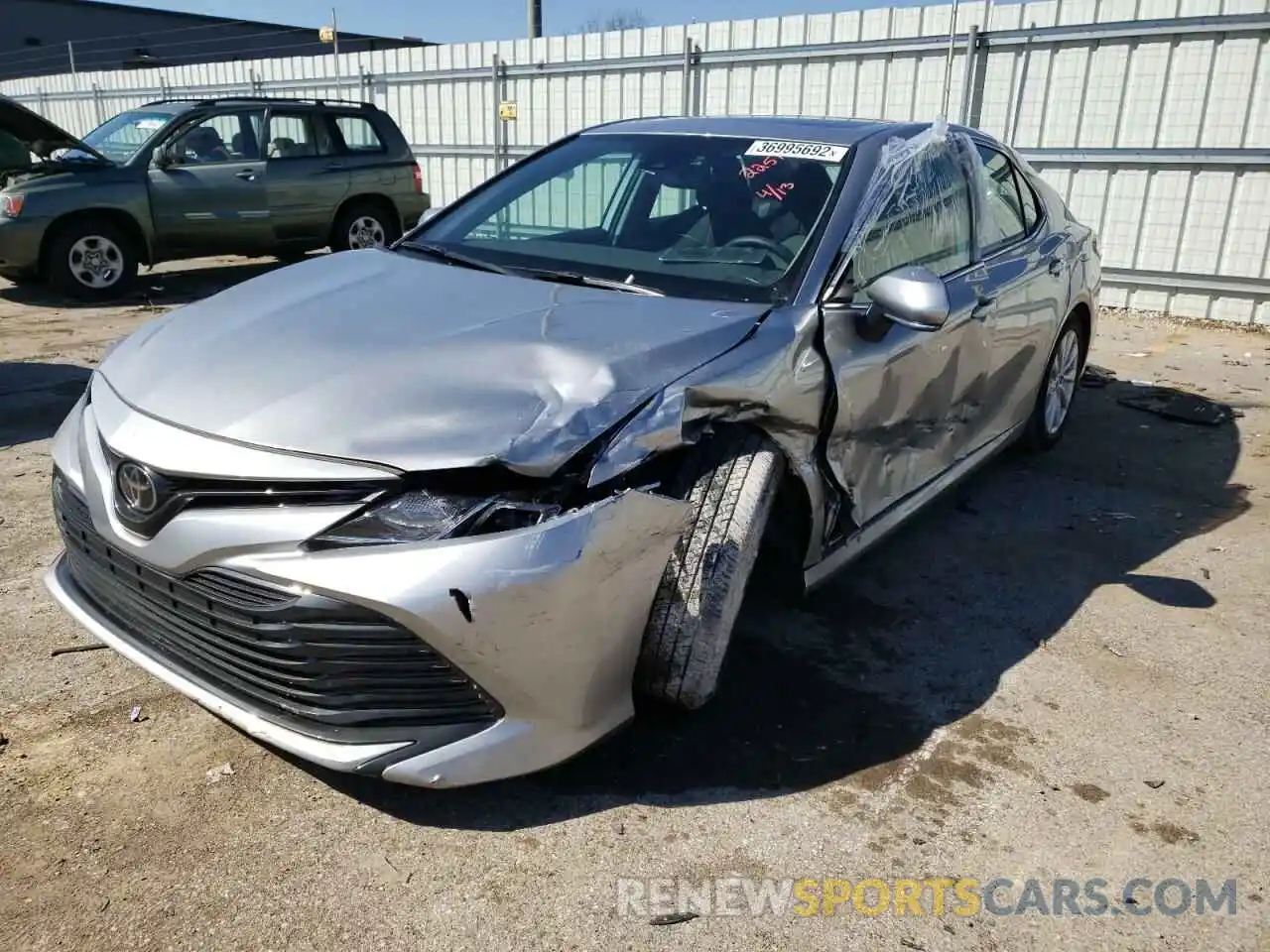 2 Photograph of a damaged car 4T1L11AK6LU992251 TOYOTA CAMRY 2020