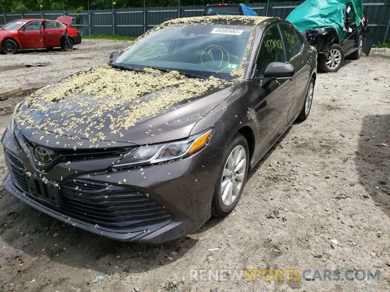 2 Photograph of a damaged car 4T1L11AK7LU325835 TOYOTA CAMRY 2020