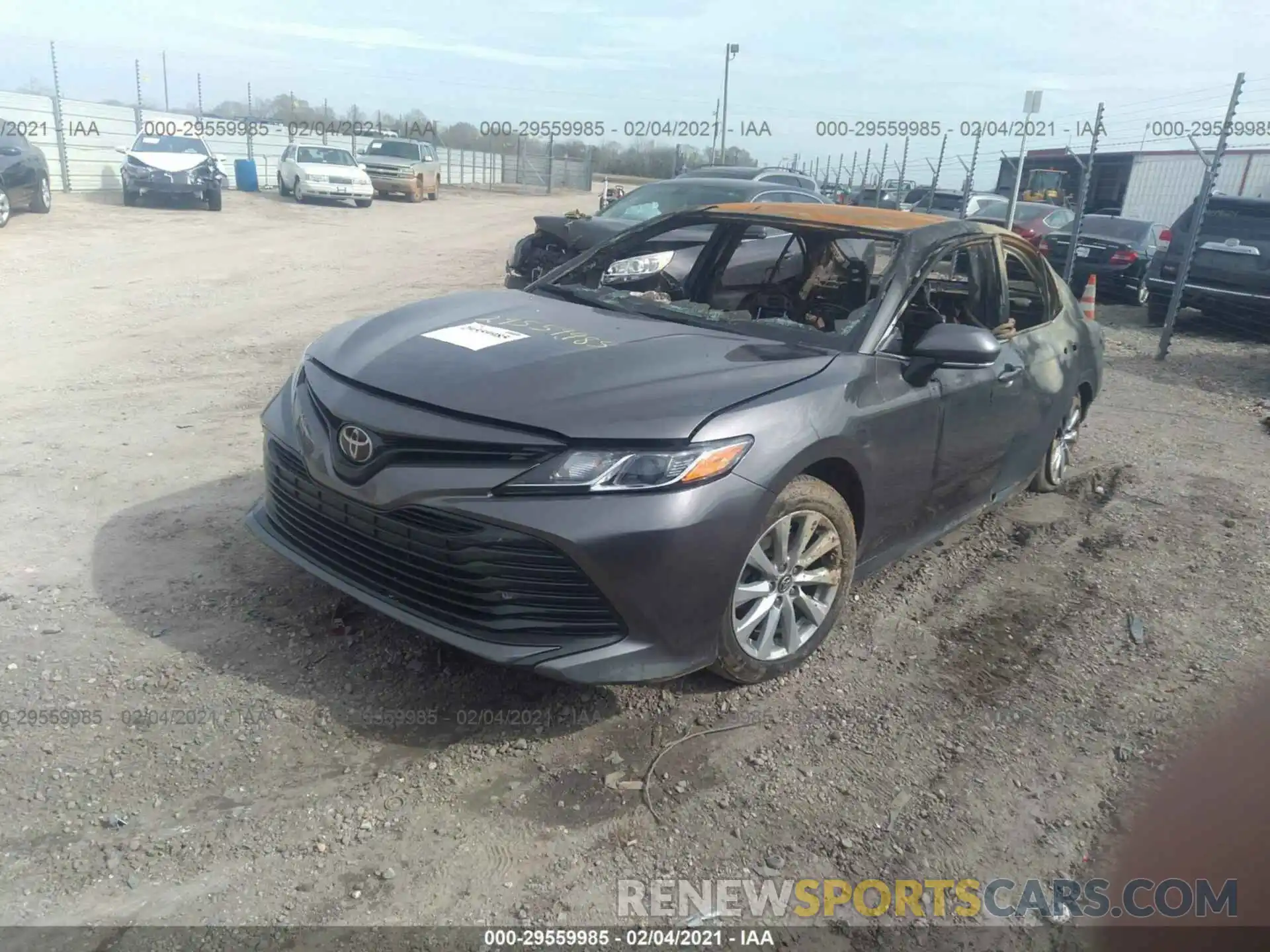 2 Photograph of a damaged car 4T1L11AK7LU892031 TOYOTA CAMRY 2020