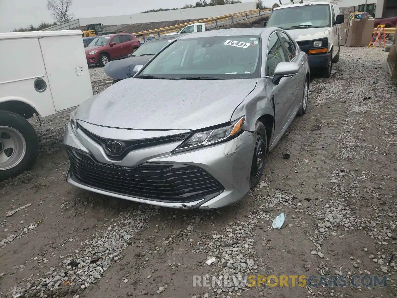 2 Photograph of a damaged car 4T1L11AK7LU921804 TOYOTA CAMRY 2020