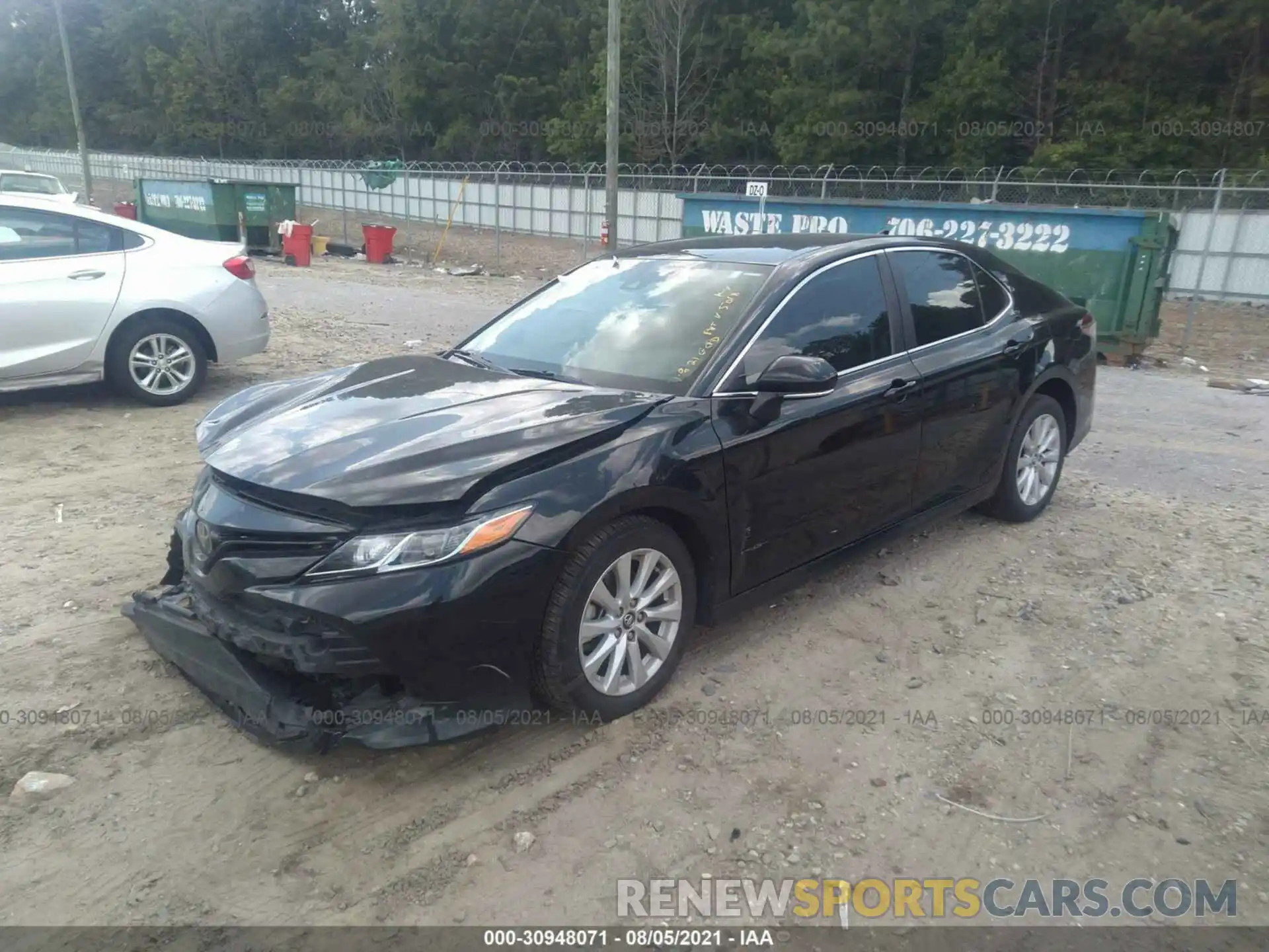 2 Photograph of a damaged car 4T1L11AK7LU945018 TOYOTA CAMRY 2020