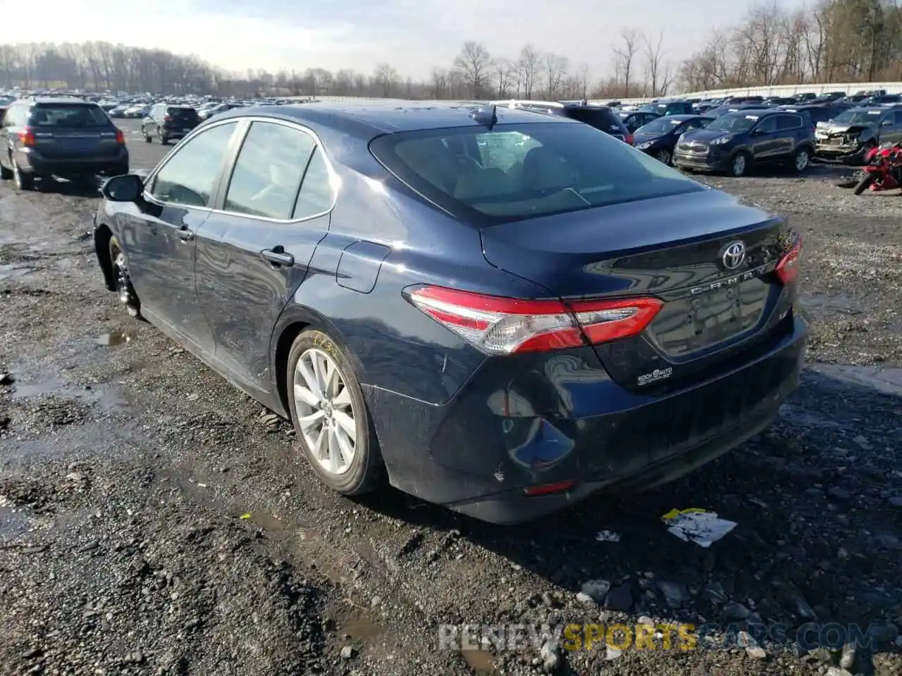 3 Photograph of a damaged car 4T1L11AK7LU947559 TOYOTA CAMRY 2020