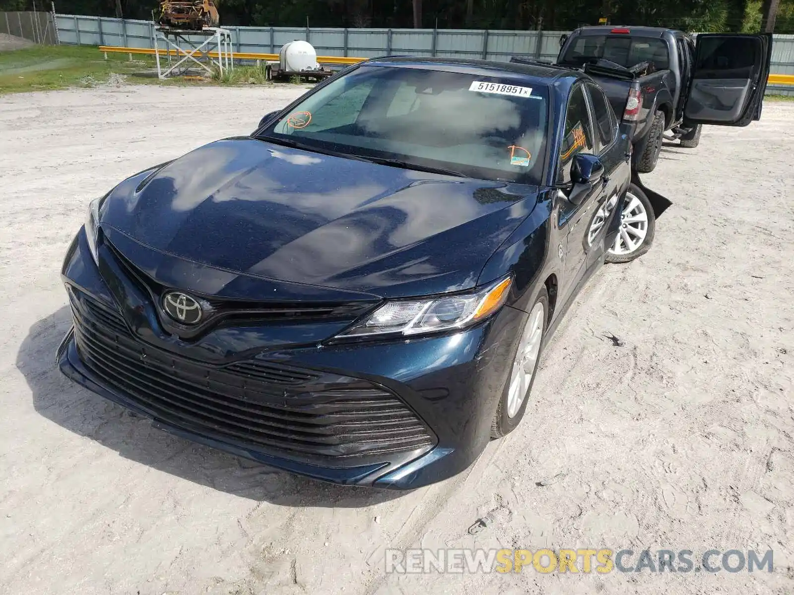 2 Photograph of a damaged car 4T1L11AK9LU323407 TOYOTA CAMRY 2020