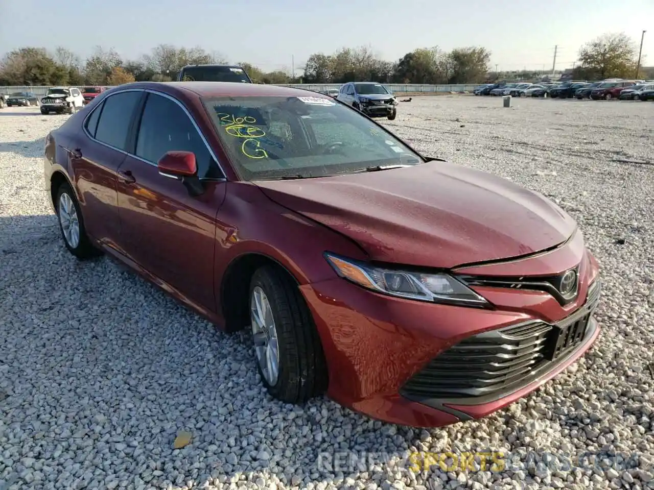 1 Photograph of a damaged car 4T1L11AK9LU391657 TOYOTA CAMRY 2020