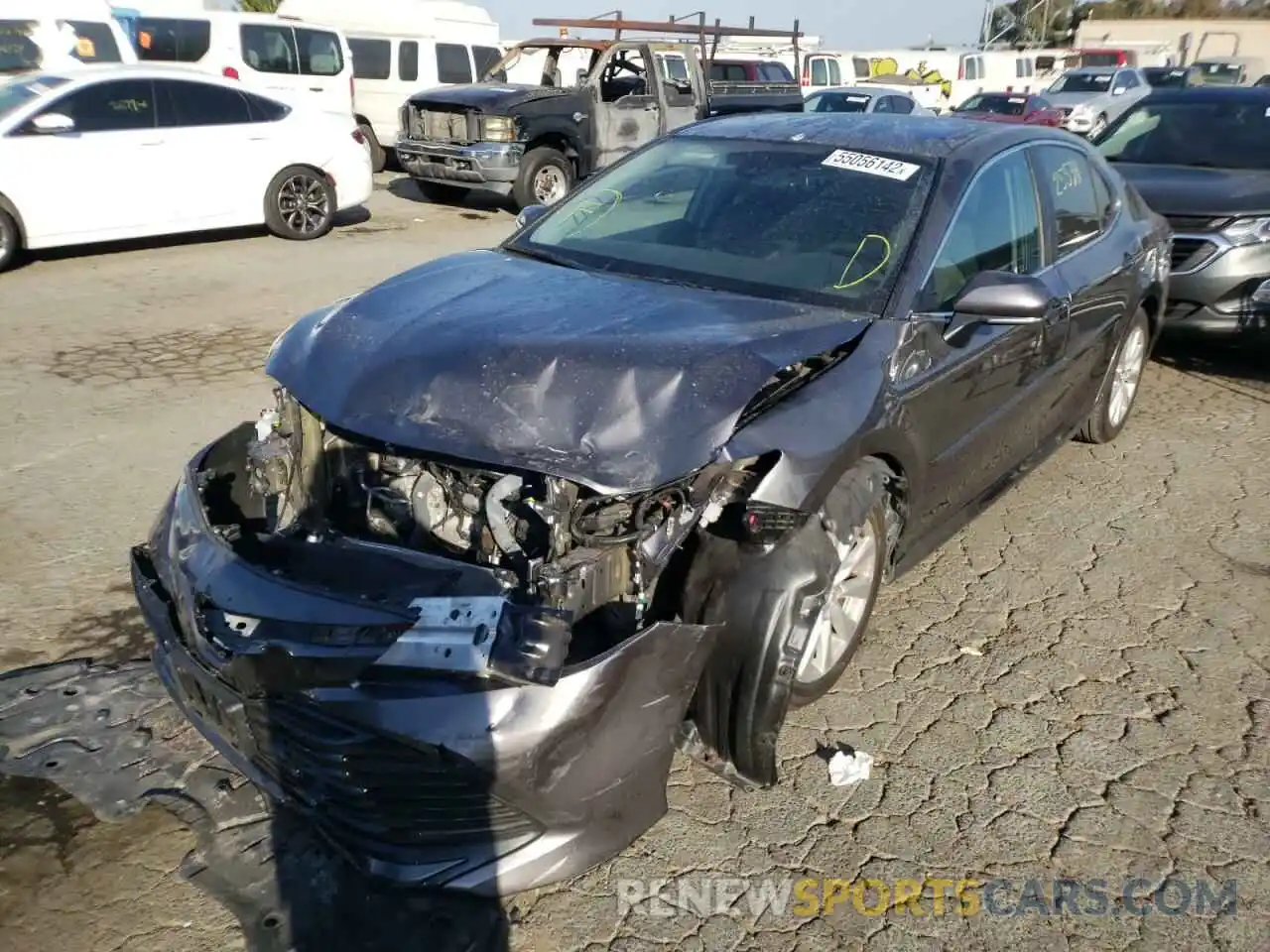 2 Photograph of a damaged car 4T1L11AK9LU882441 TOYOTA CAMRY 2020