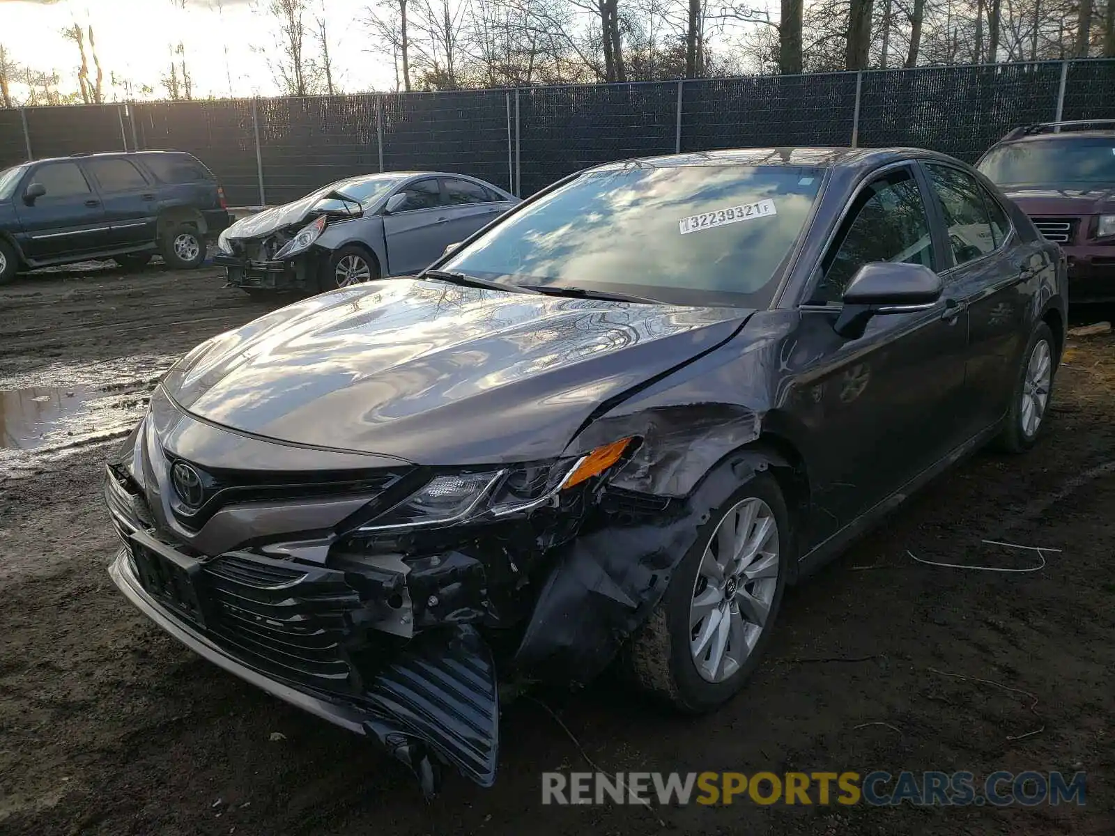 2 Photograph of a damaged car 4T1L11AK9LU939978 TOYOTA CAMRY 2020