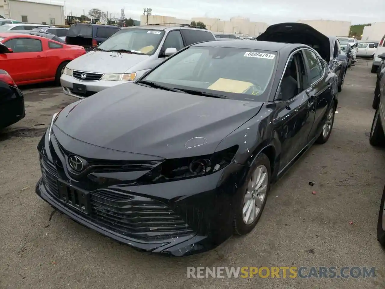 2 Photograph of a damaged car 4T1L11AKXLU935096 TOYOTA CAMRY 2020