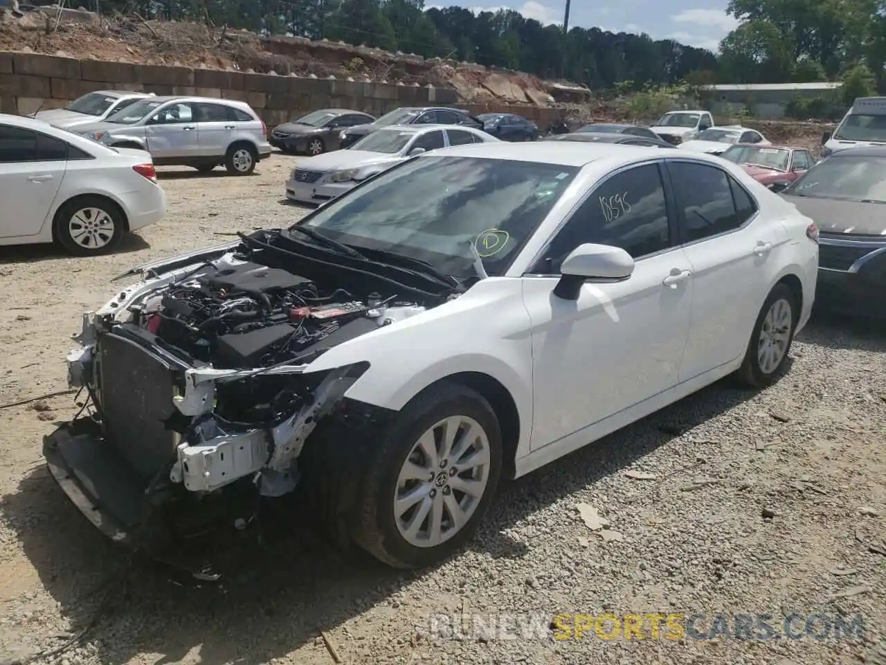 2 Photograph of a damaged car 4T1L11AKXLU993287 TOYOTA CAMRY 2020