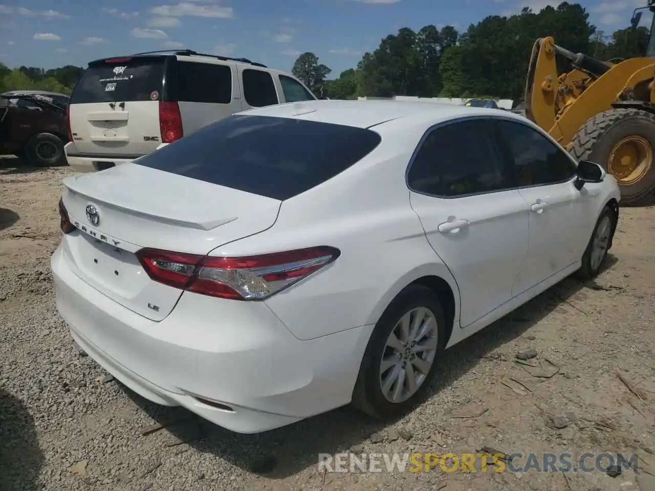 4 Photograph of a damaged car 4T1L11AKXLU993287 TOYOTA CAMRY 2020