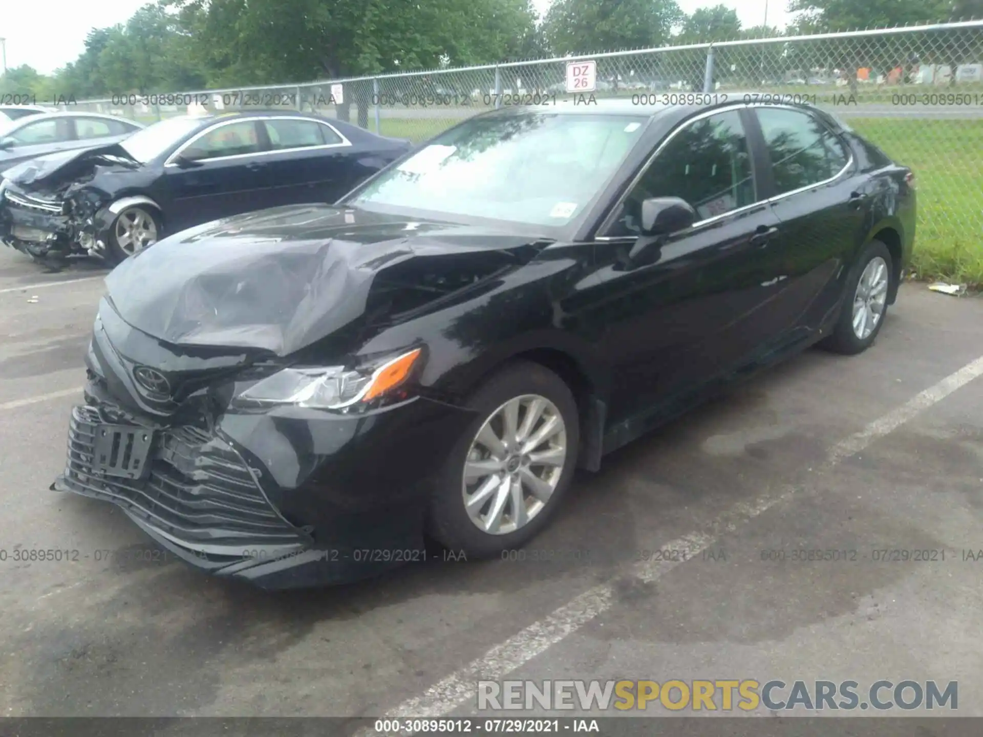 2 Photograph of a damaged car 4T1L11BK0LU003505 TOYOTA CAMRY 2020