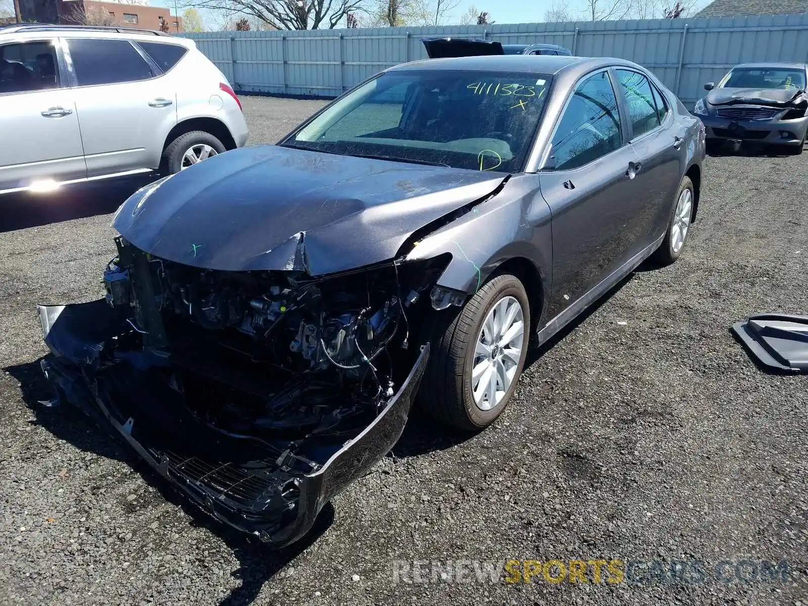 2 Photograph of a damaged car 4T1L11BK5LU008957 TOYOTA CAMRY 2020