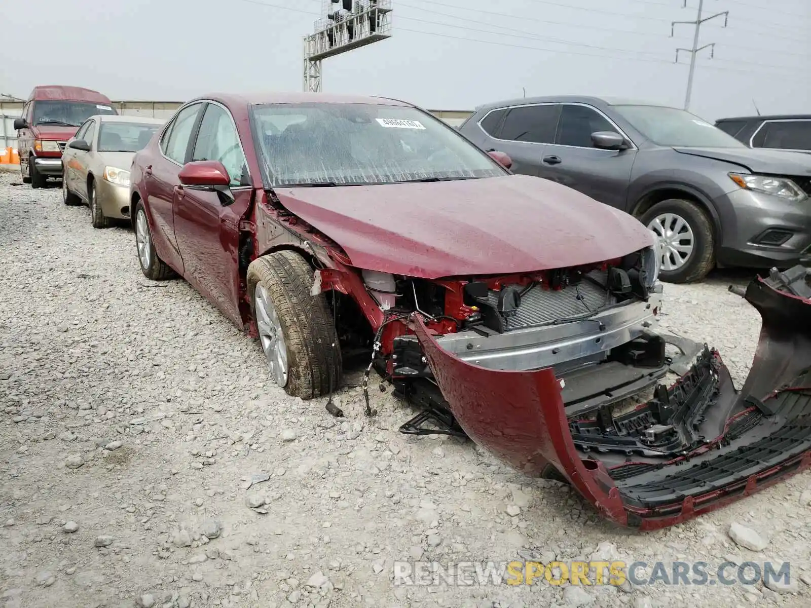 1 Photograph of a damaged car 4T1L11BK6LU007929 TOYOTA CAMRY 2020