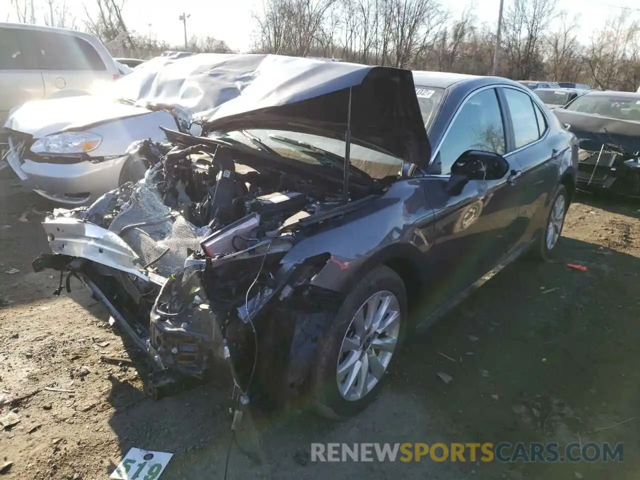 2 Photograph of a damaged car 4T1L11BK8LU006359 TOYOTA CAMRY 2020