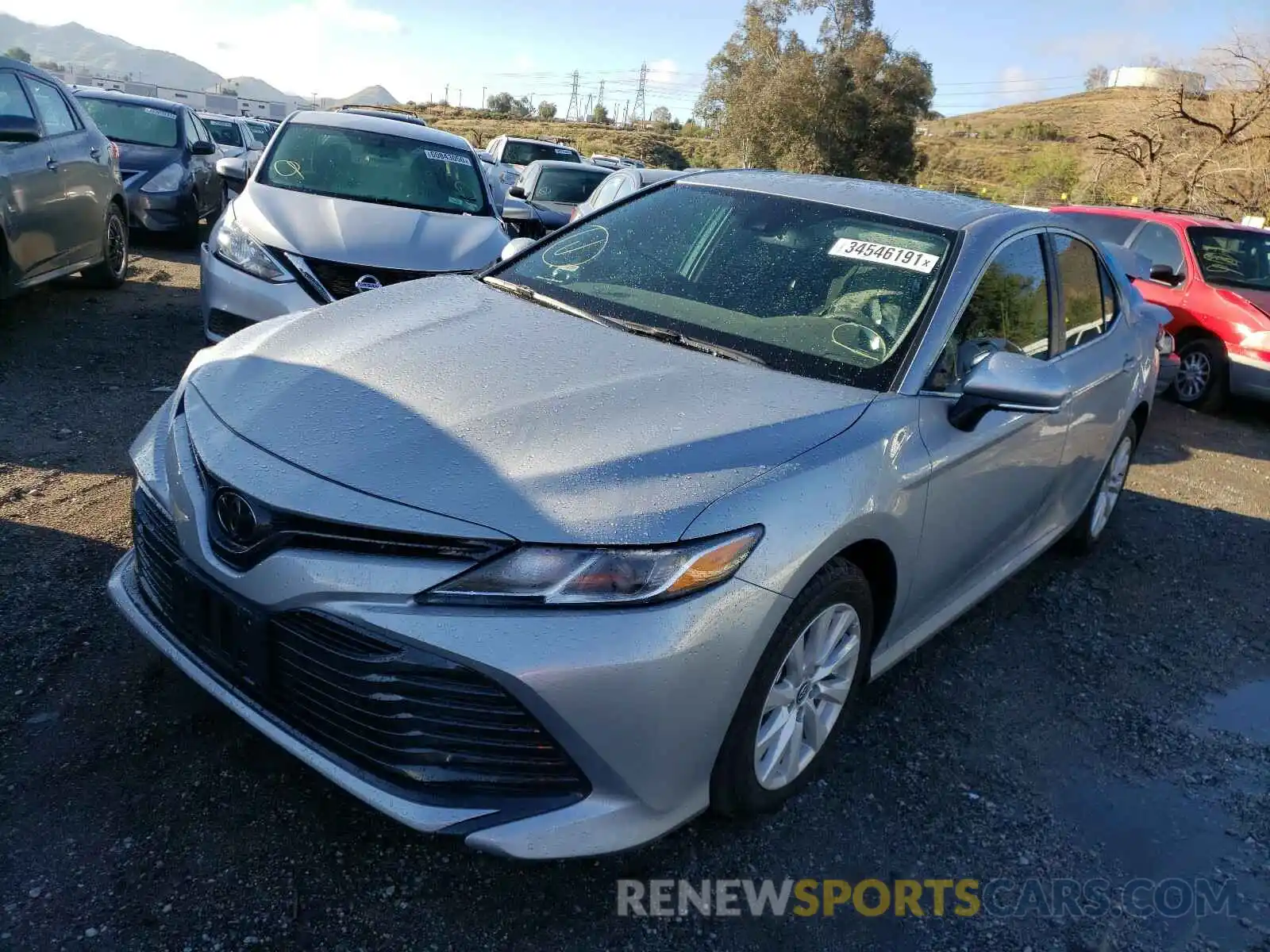 2 Photograph of a damaged car 4T1L11BK8LU013554 TOYOTA CAMRY 2020