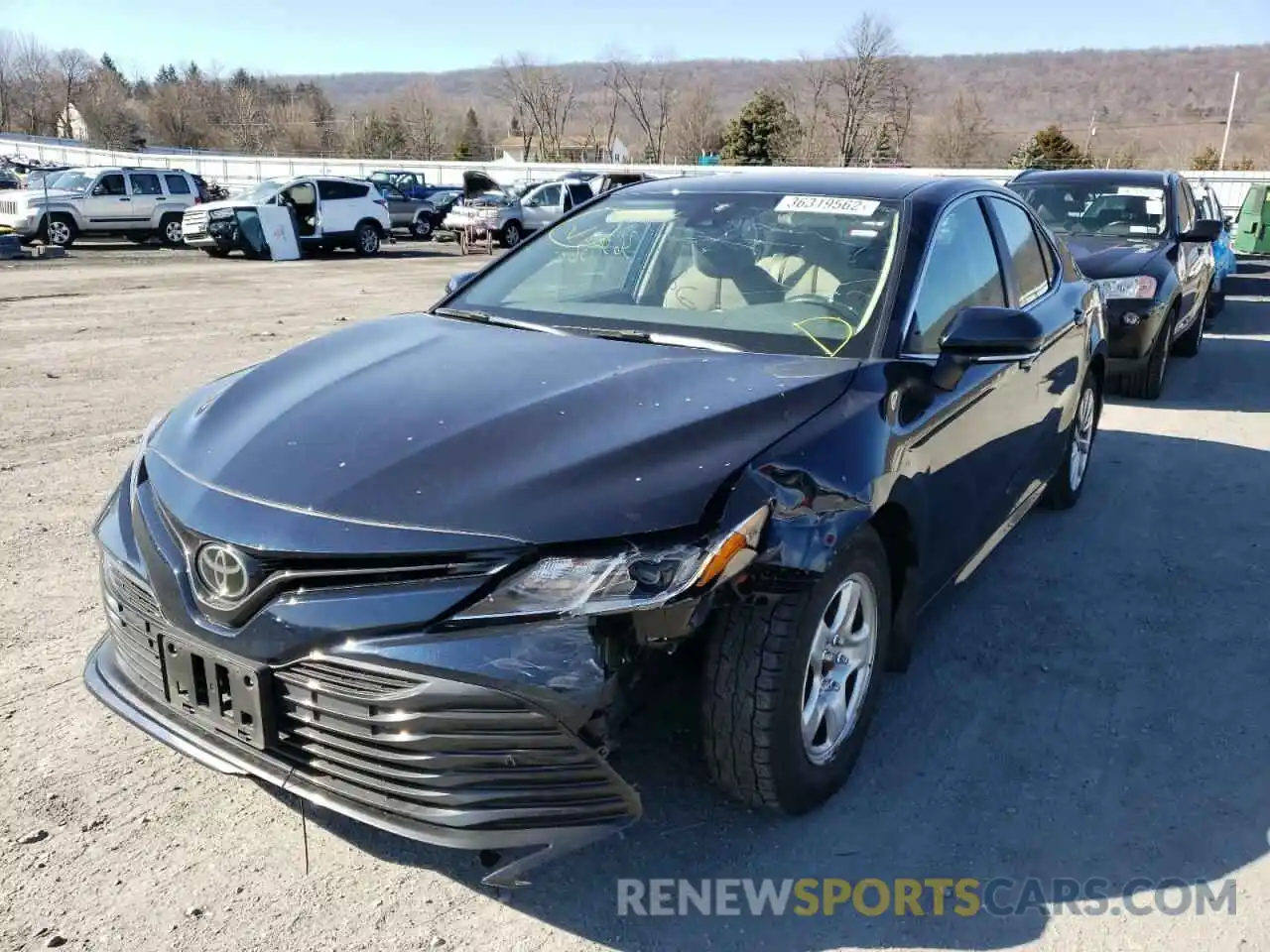 2 Photograph of a damaged car 4T1L11BK9LU014051 TOYOTA CAMRY 2020