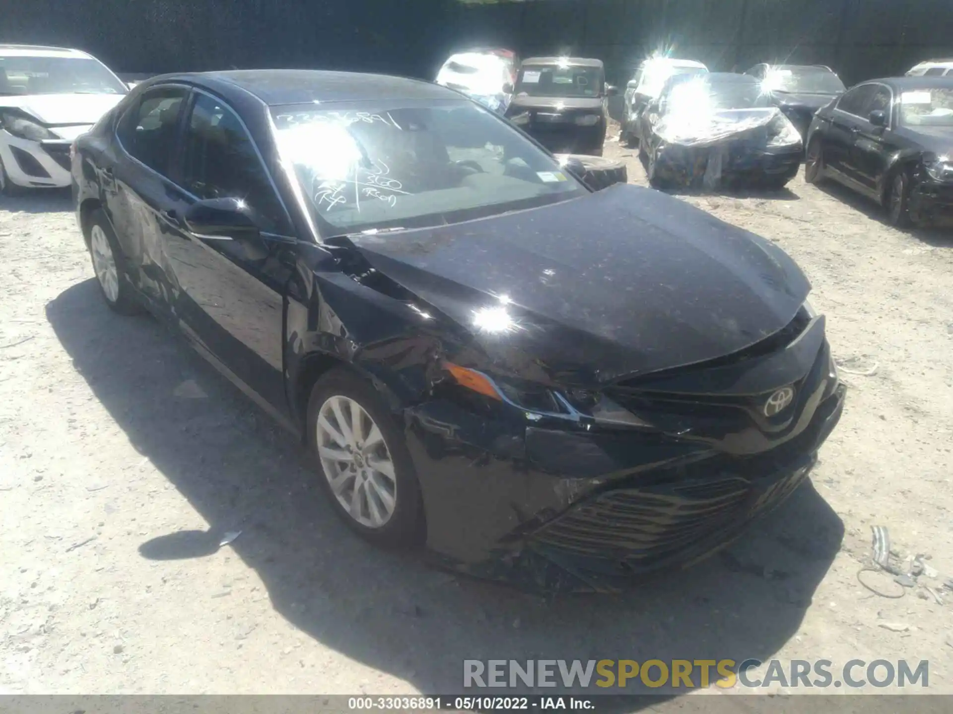 1 Photograph of a damaged car 4T1L11BKXLU003284 TOYOTA CAMRY 2020