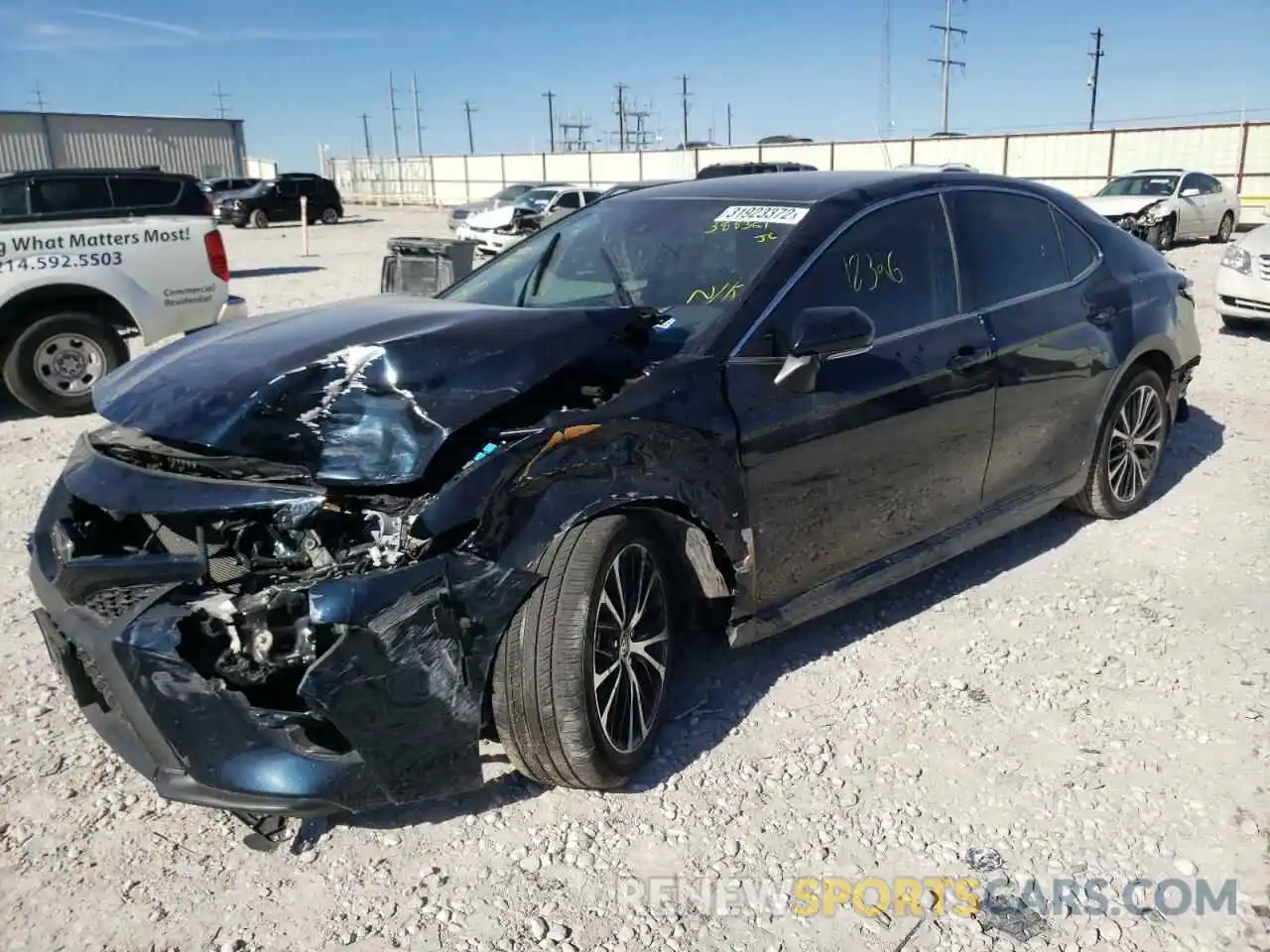 2 Photograph of a damaged car 4T1M11AK0LU388361 TOYOTA CAMRY 2020