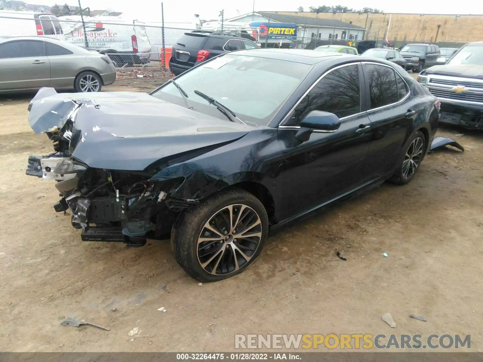 2 Photograph of a damaged car 4T1M11AK0LU911765 TOYOTA CAMRY 2020