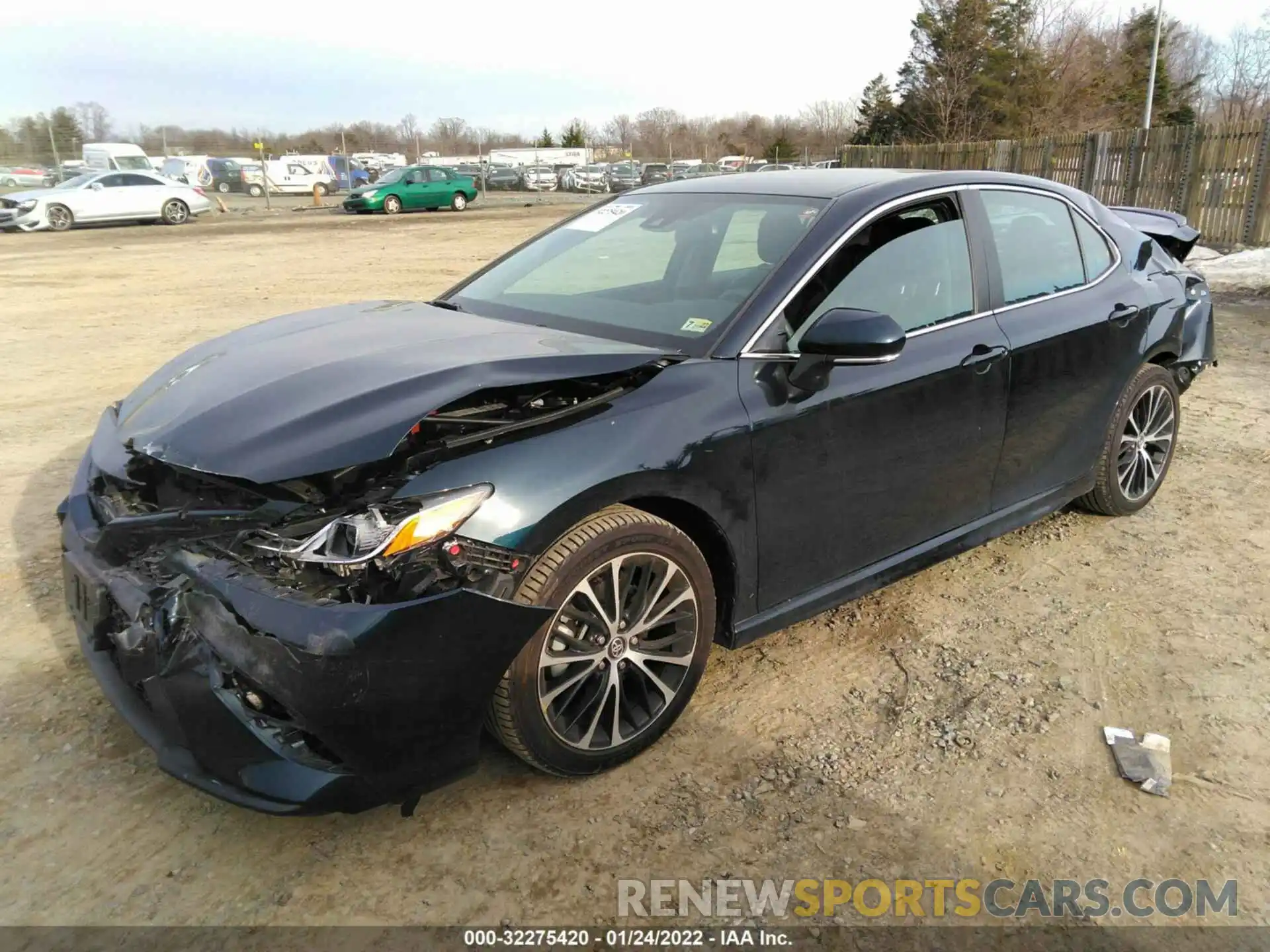 2 Photograph of a damaged car 4T1M11AK0LU918392 TOYOTA CAMRY 2020